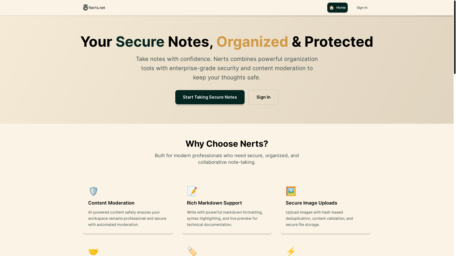 website screenshot of https://simplenotes-1jw.pages.dev/