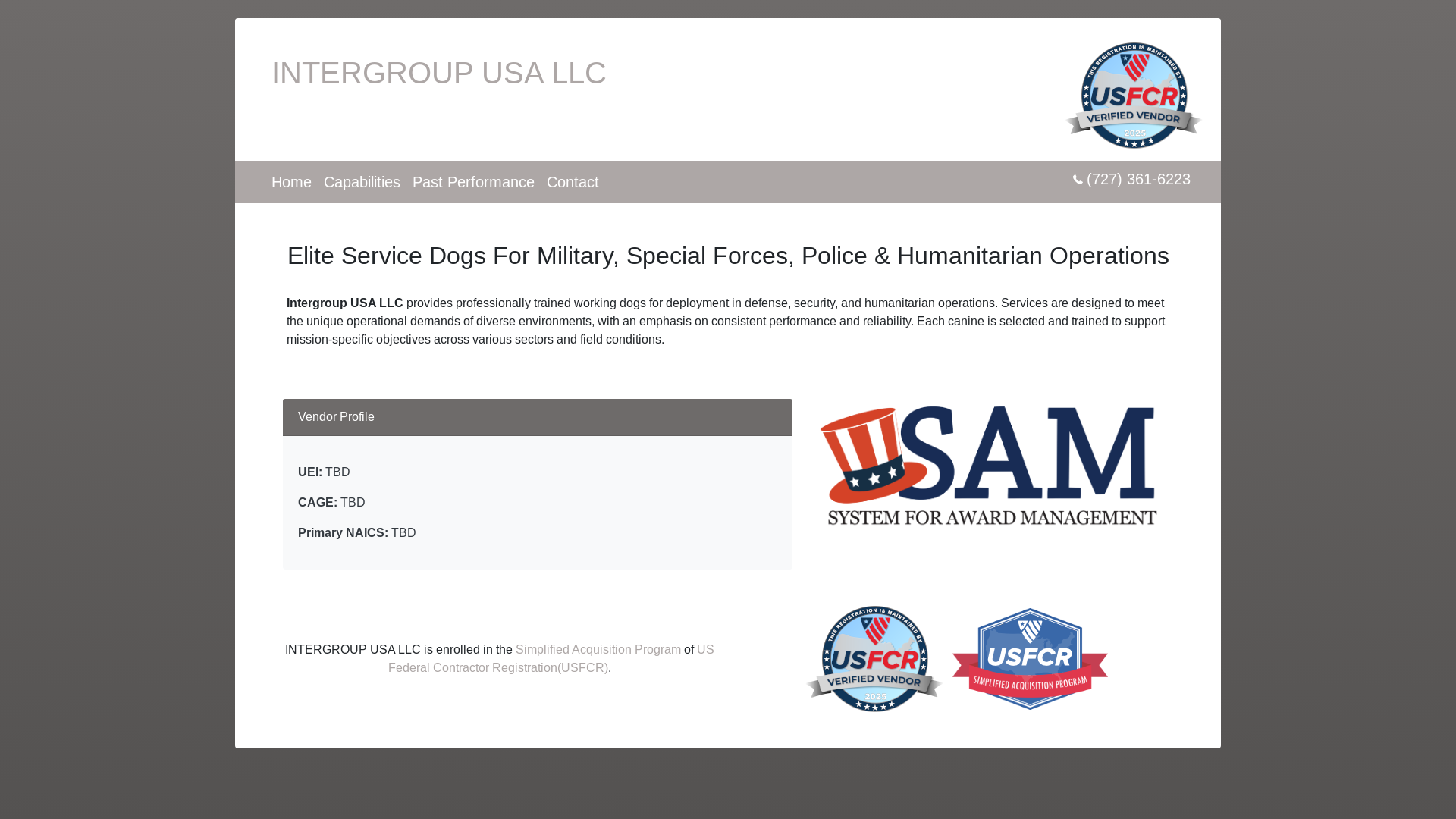 website screenshot of https://intergroupgov.com/