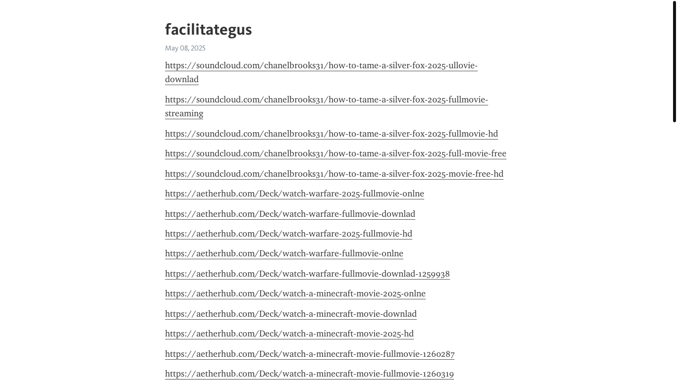website screenshot of https://graph.org/facilitategus-05-08