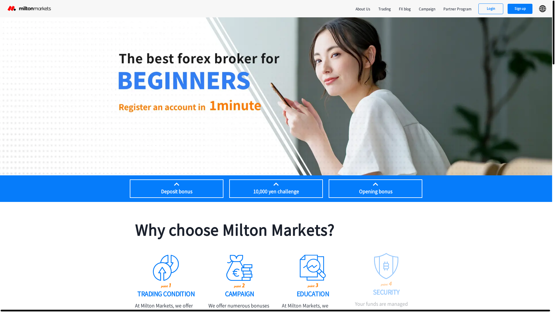 website screenshot of https://miltonmarkets-develop.pages.dev/