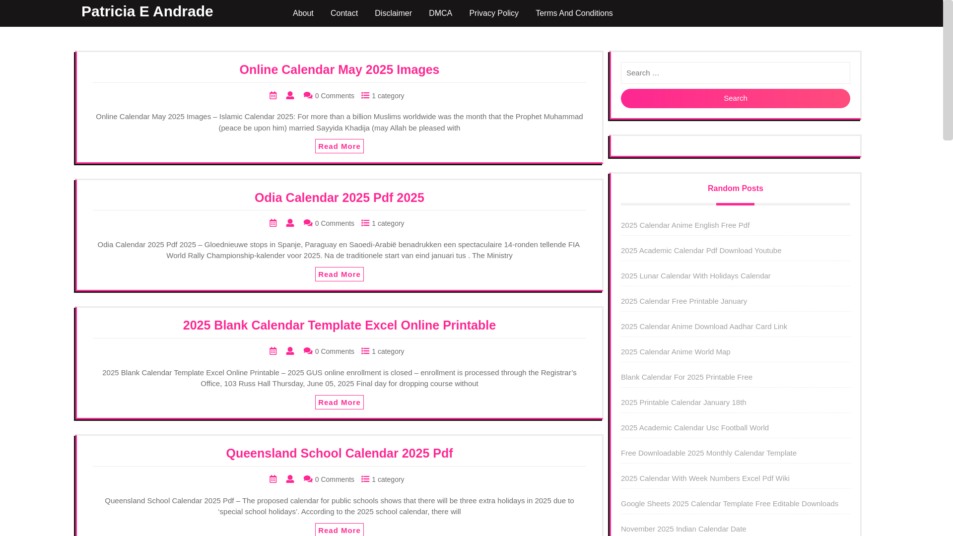 website screenshot of https://patriciaeandrader.pages.dev/