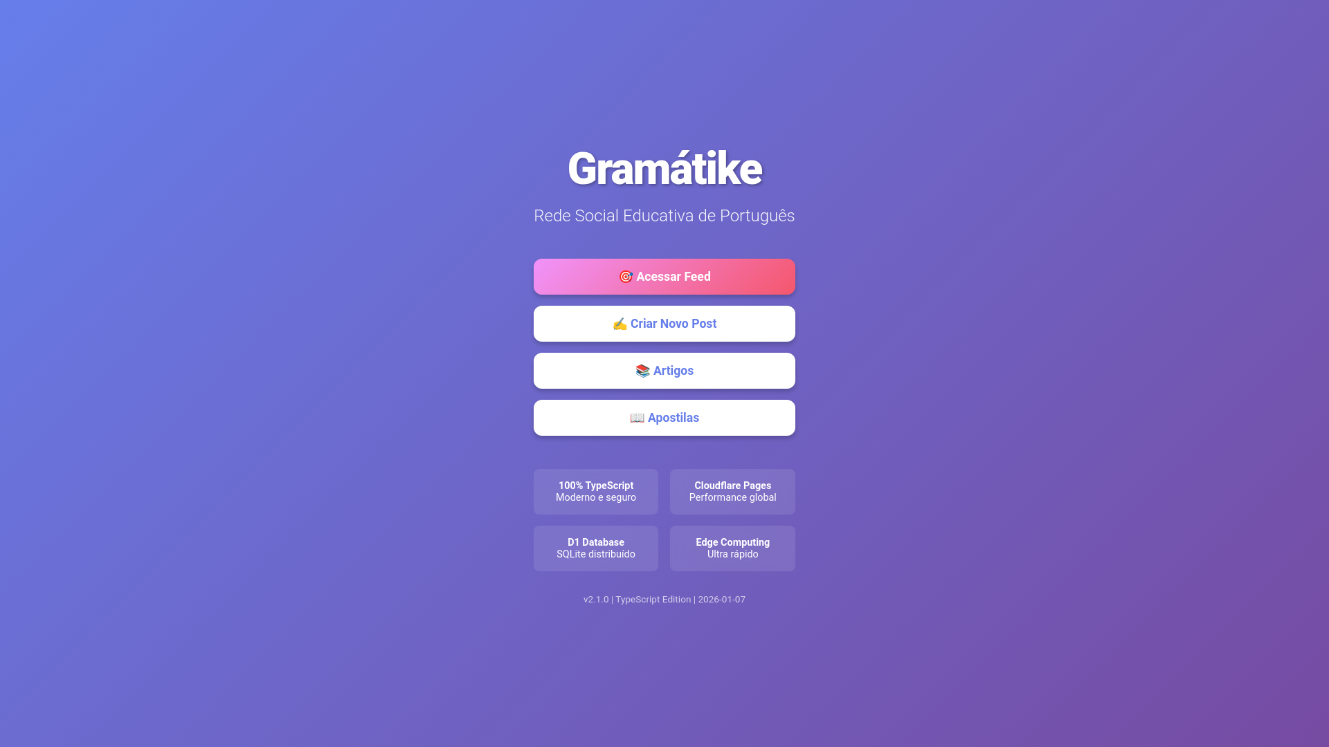 website screenshot of https://gramatike.pages.dev/