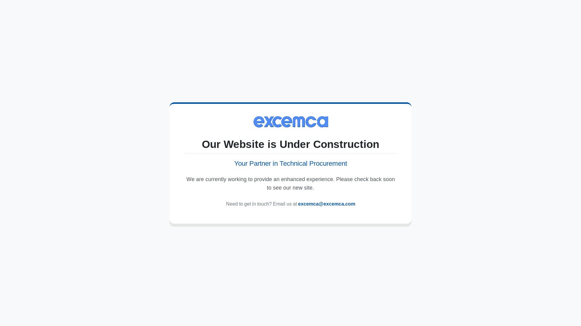 website screenshot of https://excemca-website.pages.dev/