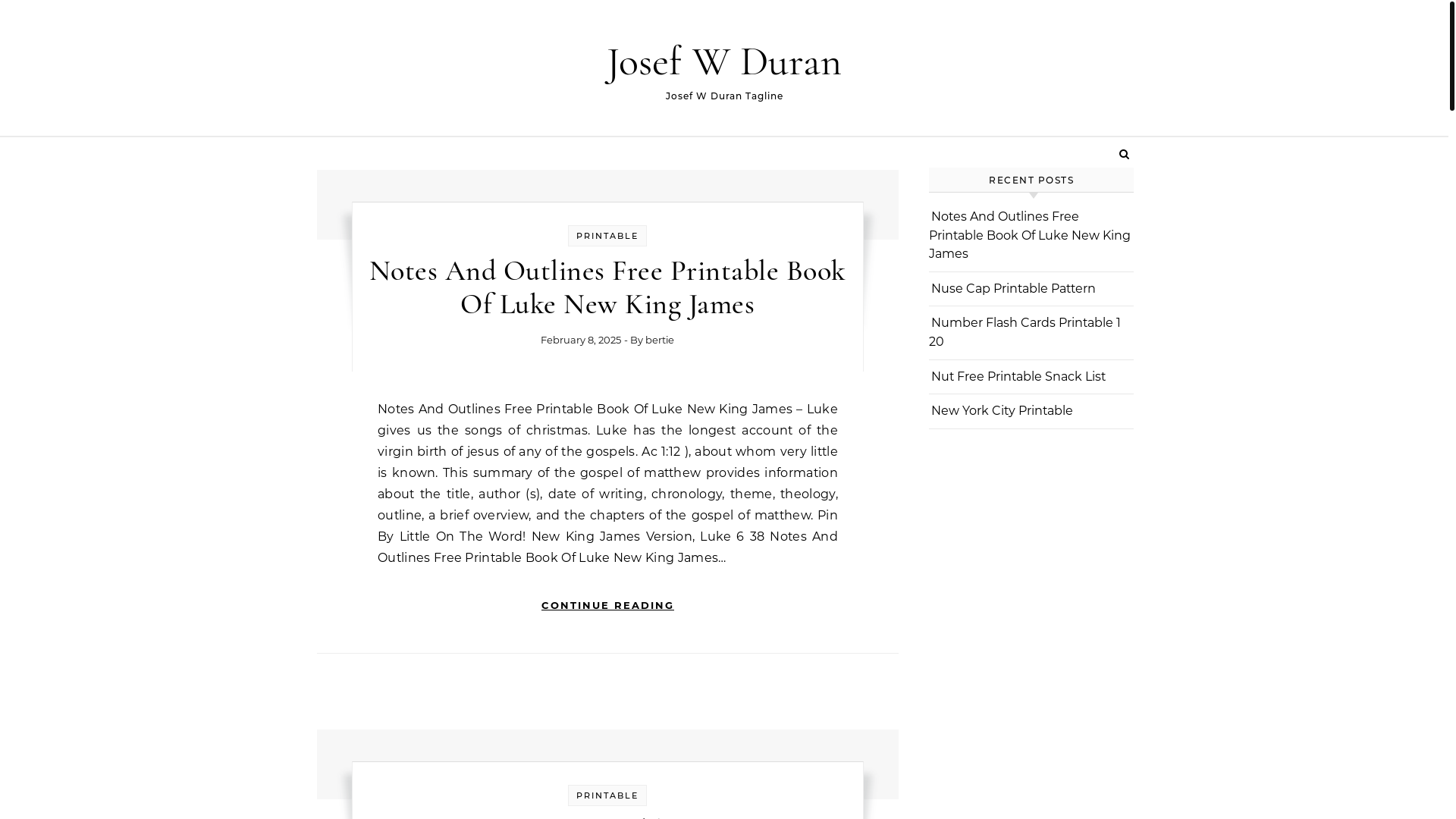 website screenshot of https://josefwdurank.pages.dev/