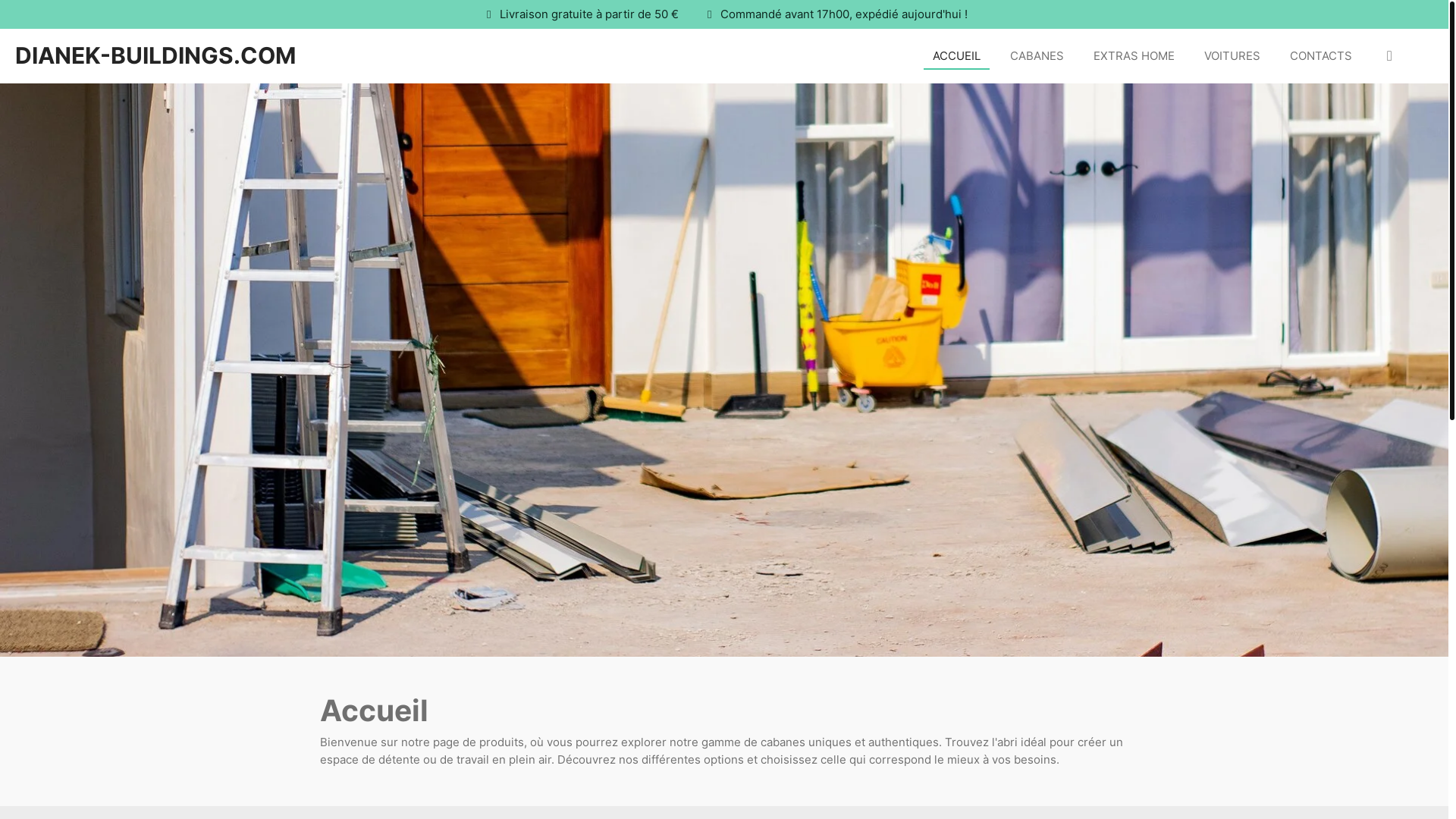 website screenshot of https://dianek-buildings.com/