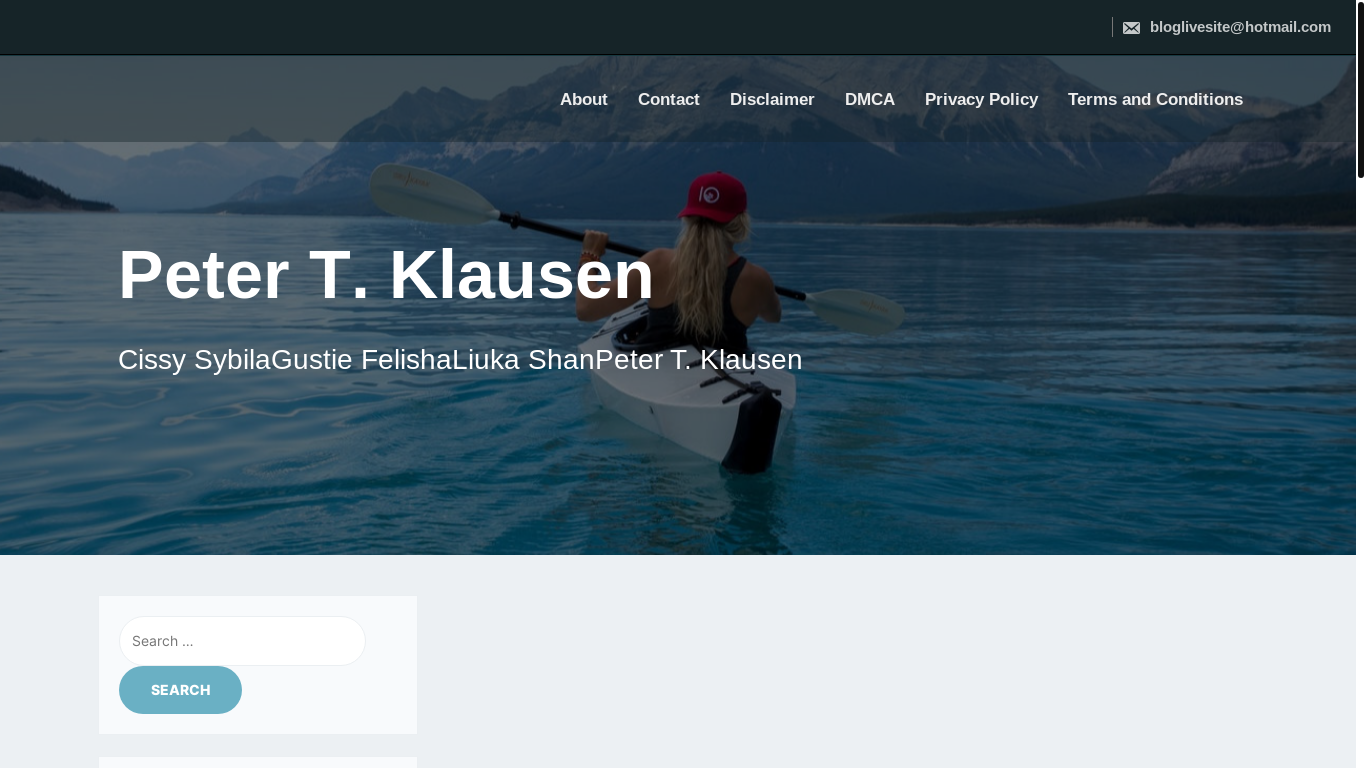 website screenshot of https://peterklausent.pages.dev/