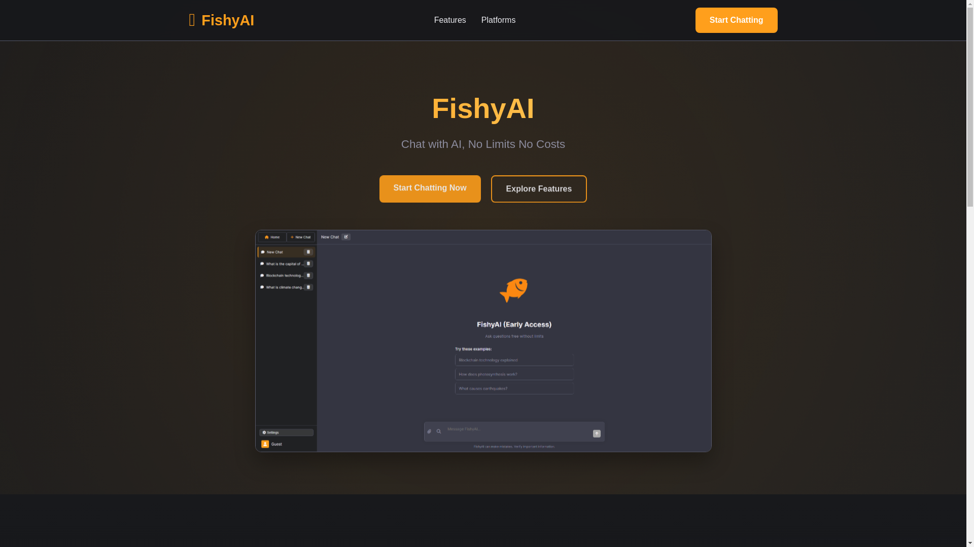 website screenshot of https://fishyai.pages.dev/