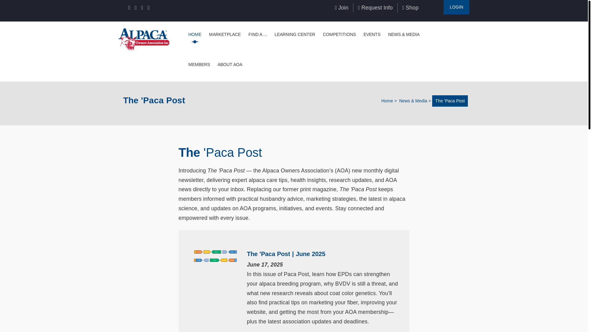 website screenshot of https://thepacapost.com/