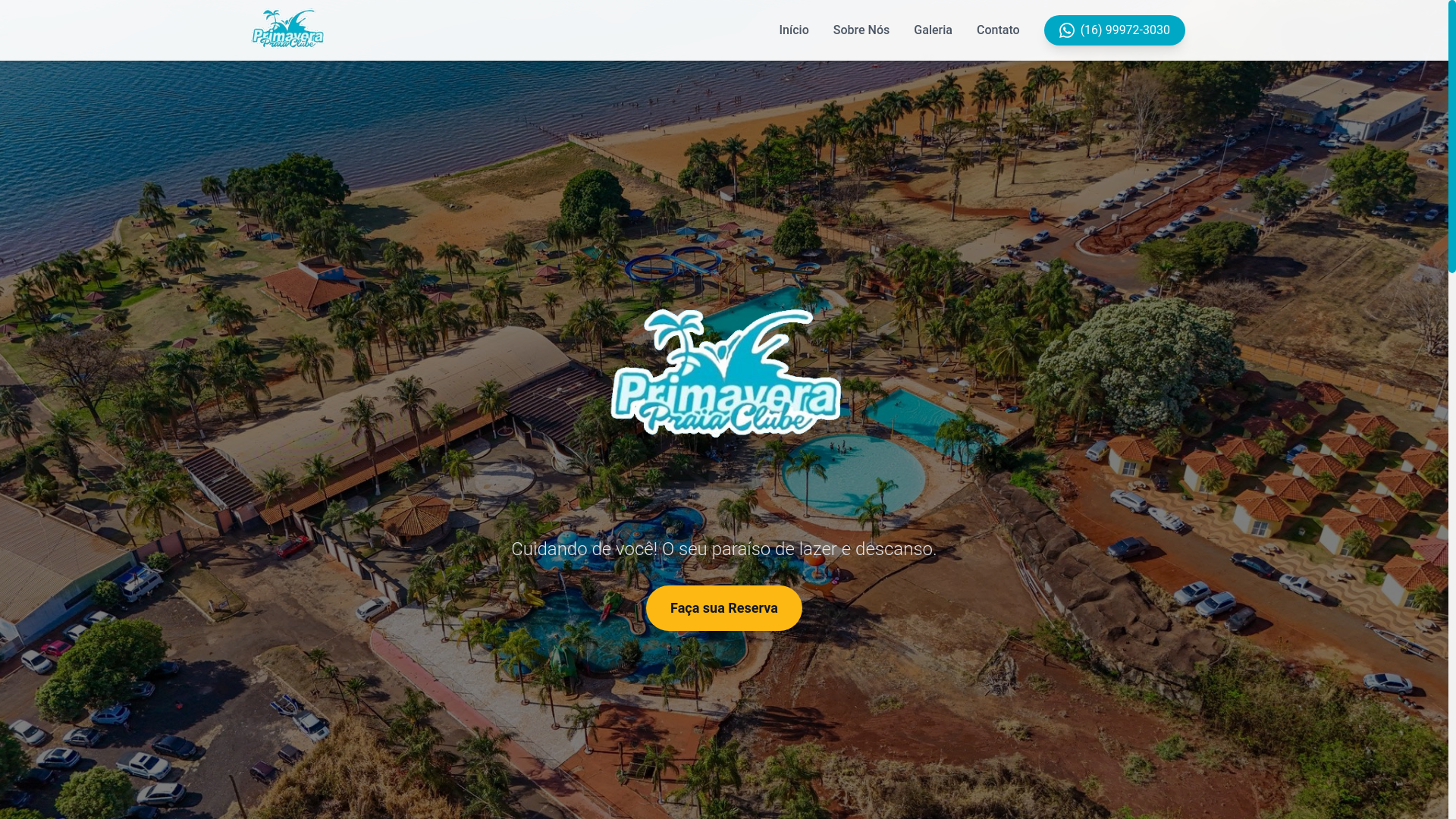 website screenshot of https://primaverapclube.com.br/