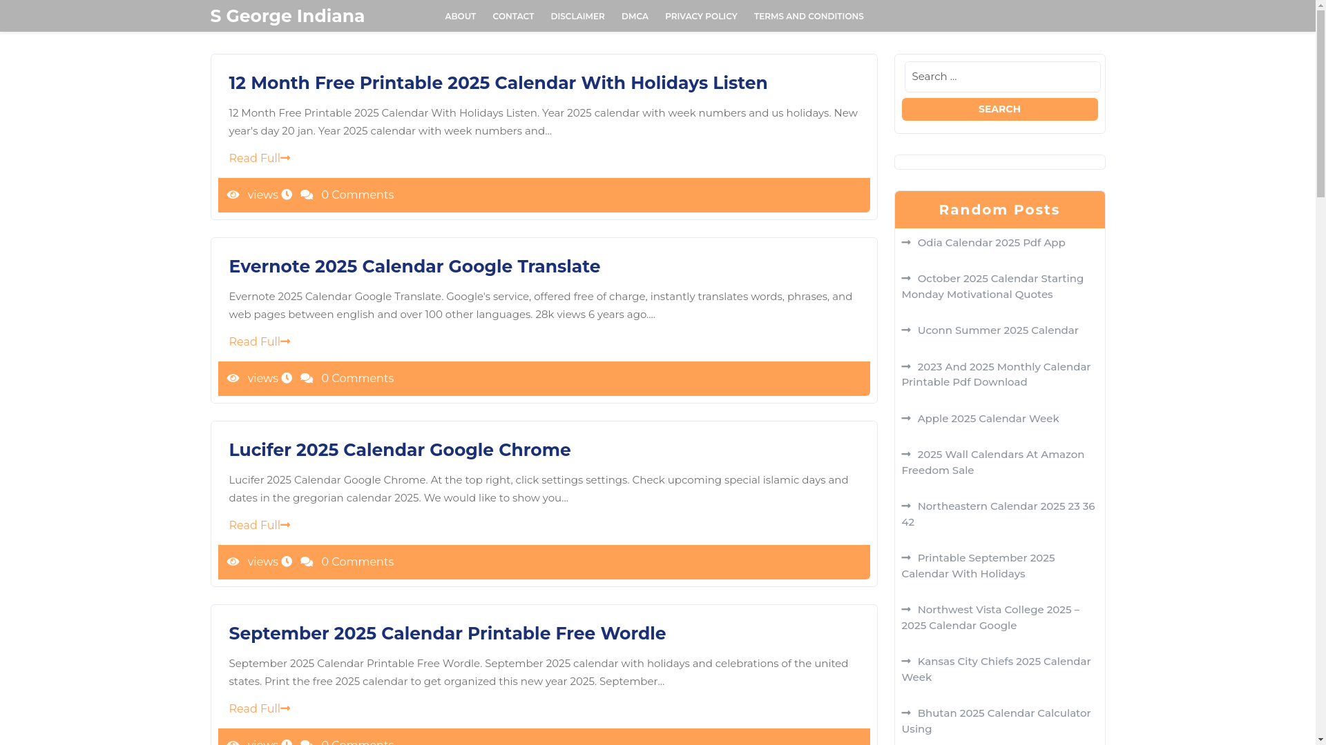 website screenshot of https://sgeorgeindiana.pages.dev/