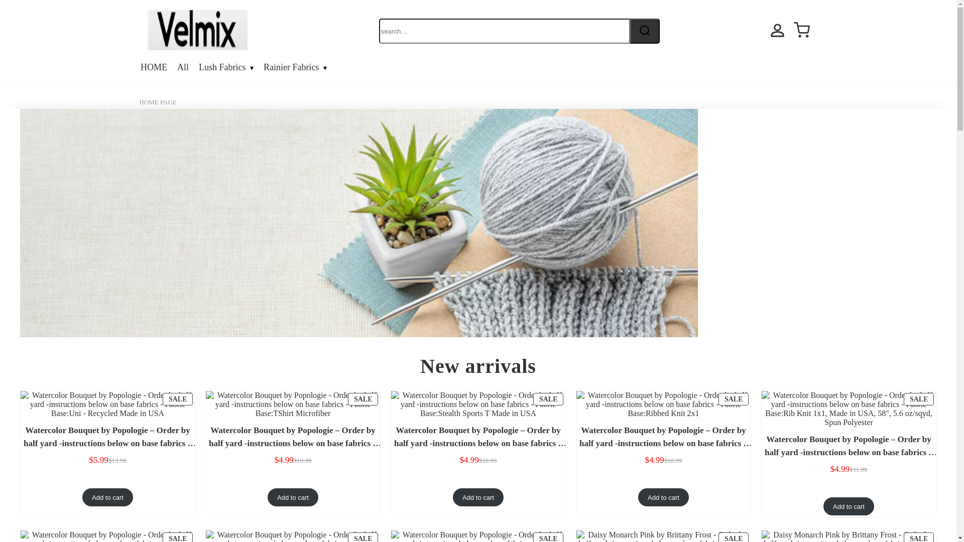 website screenshot of https://velmixshop.com/