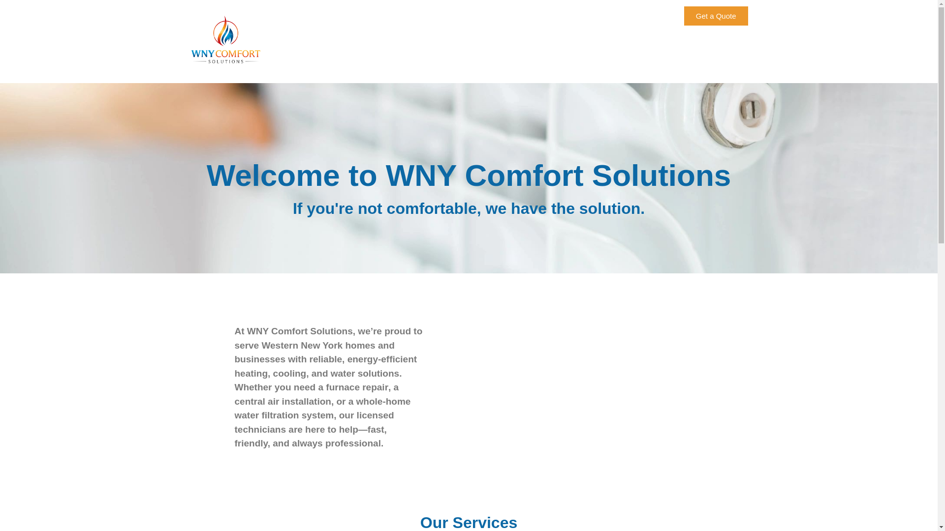 website screenshot of https://wnycomfortsolutionsheating.info/