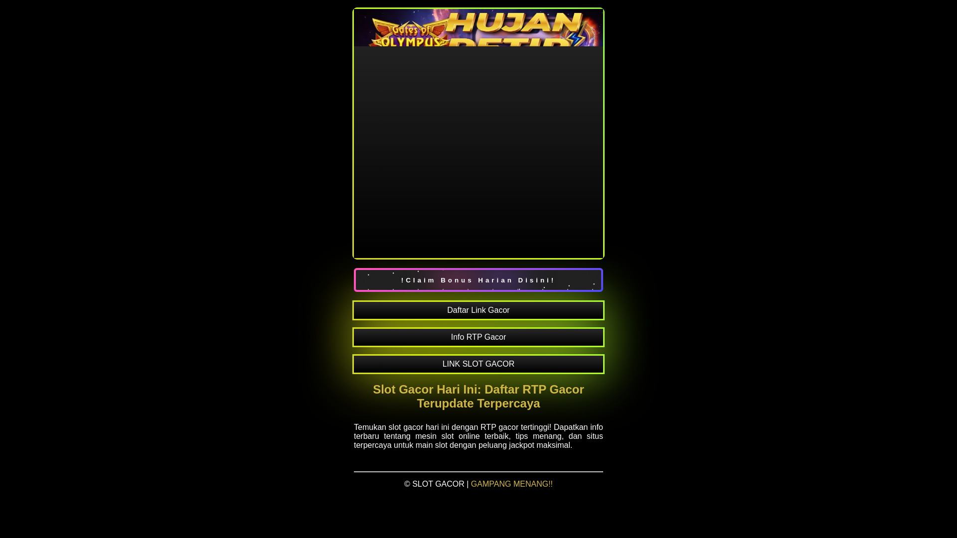 website screenshot of https://gacor-parah303.pages.dev/