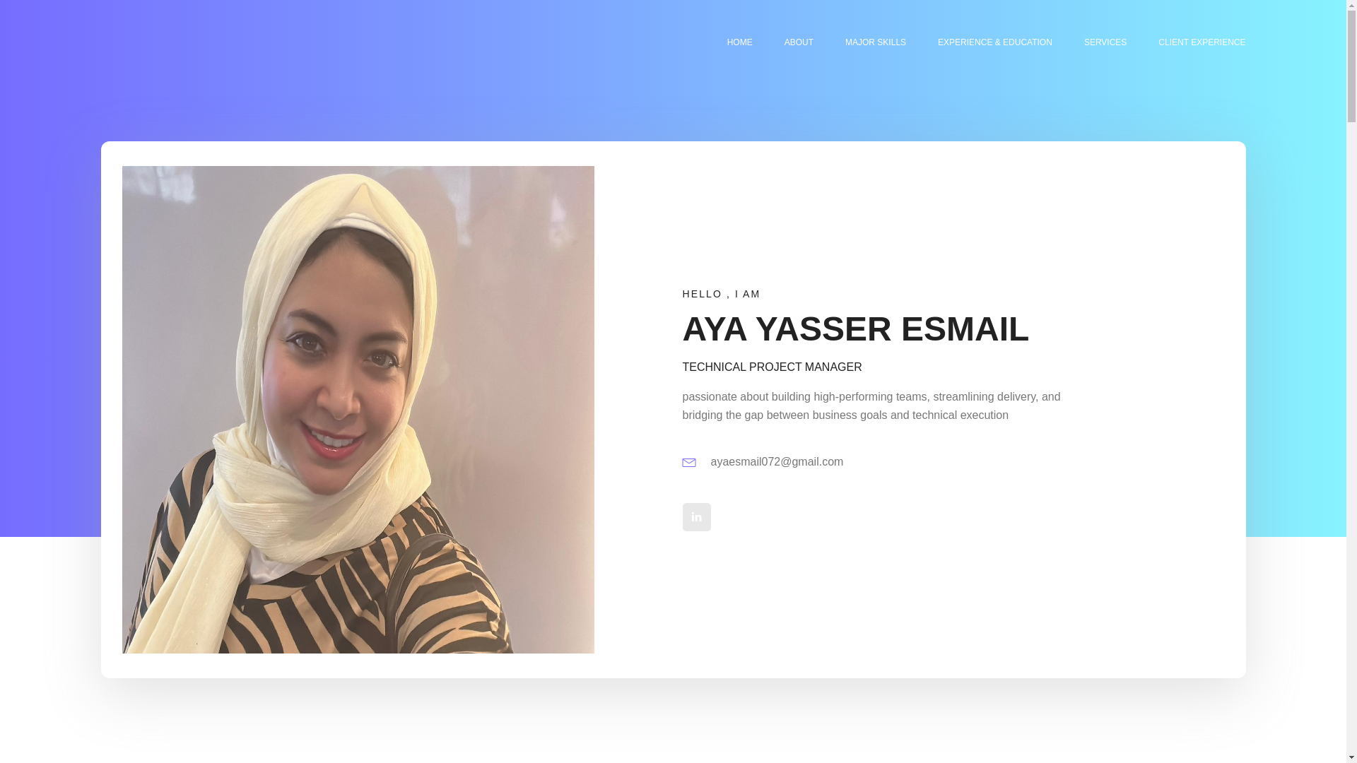 website screenshot of https://aya-yasser.com/