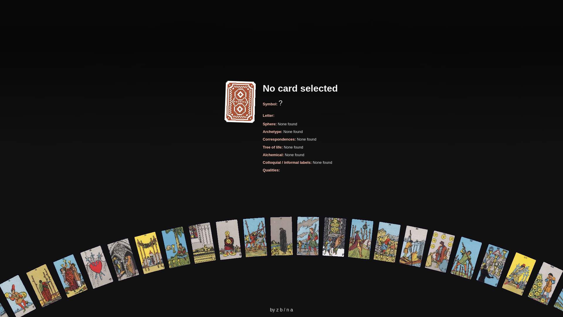 website screenshot of https://aptarot.net/
