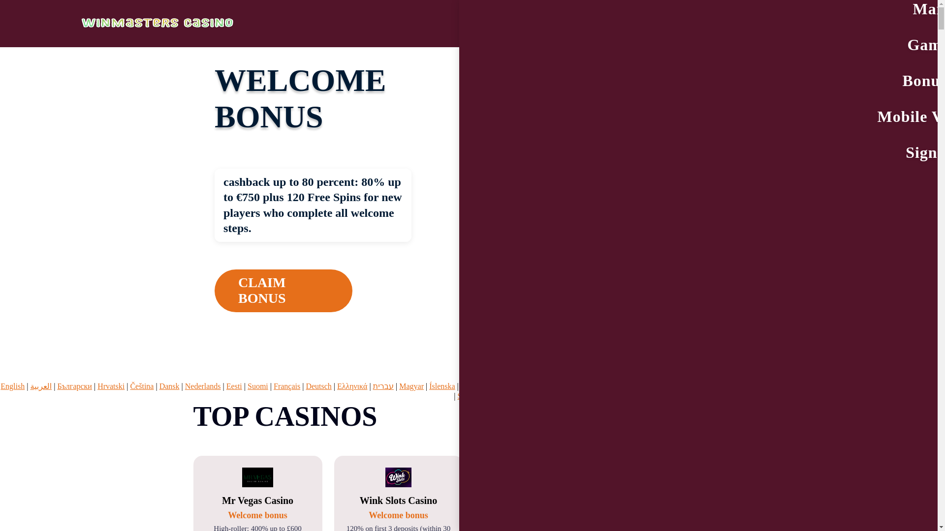 website screenshot of https://winmasters2.bond/