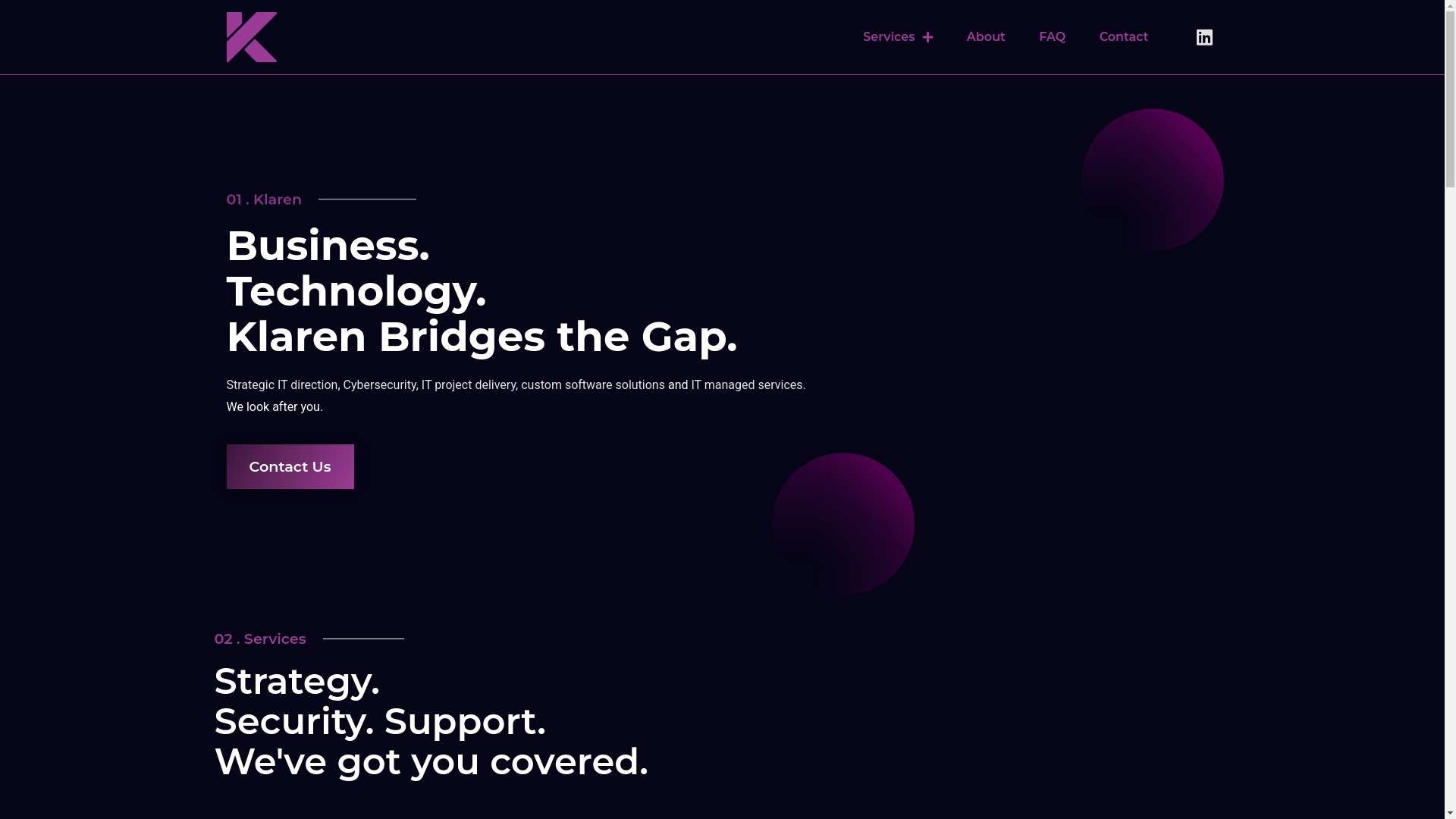 website screenshot of https://klarensystemspro.com/