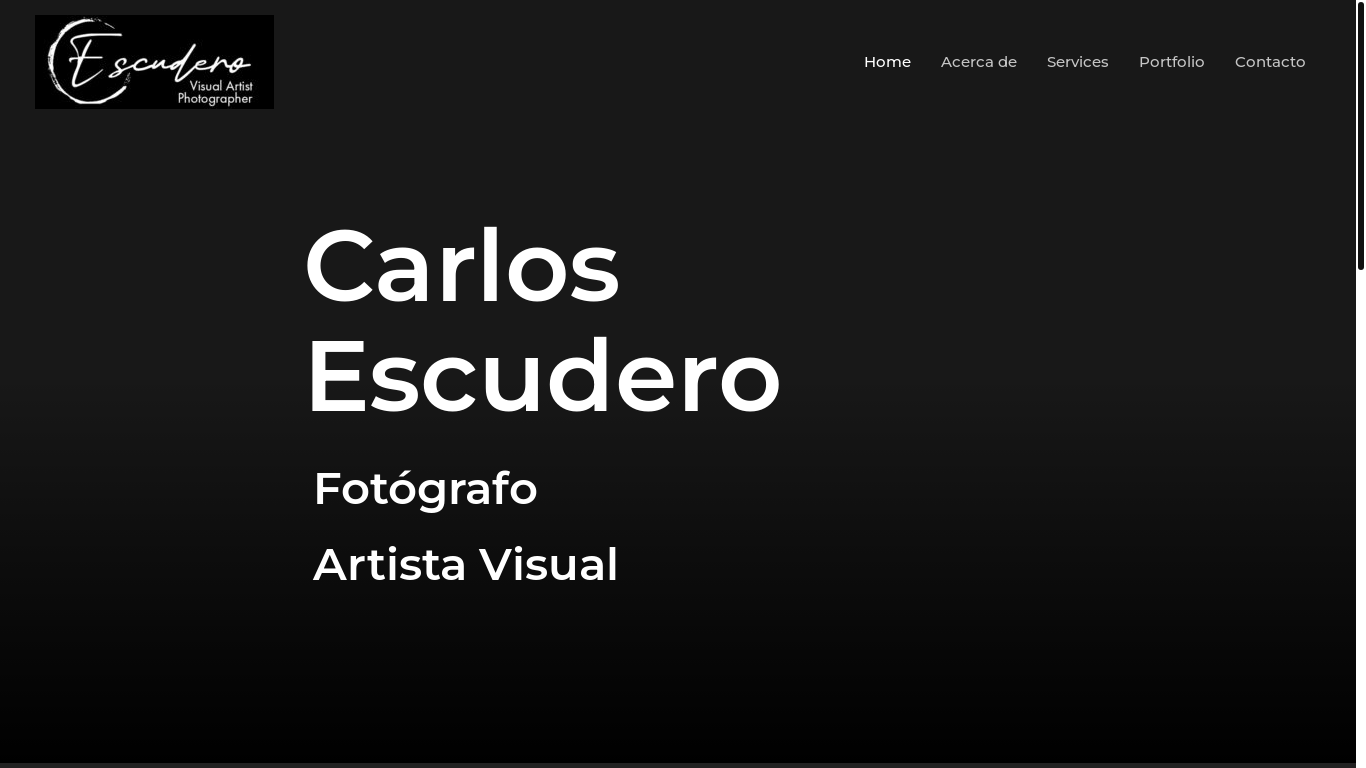 website screenshot of https://carlosescudero.com.ar/