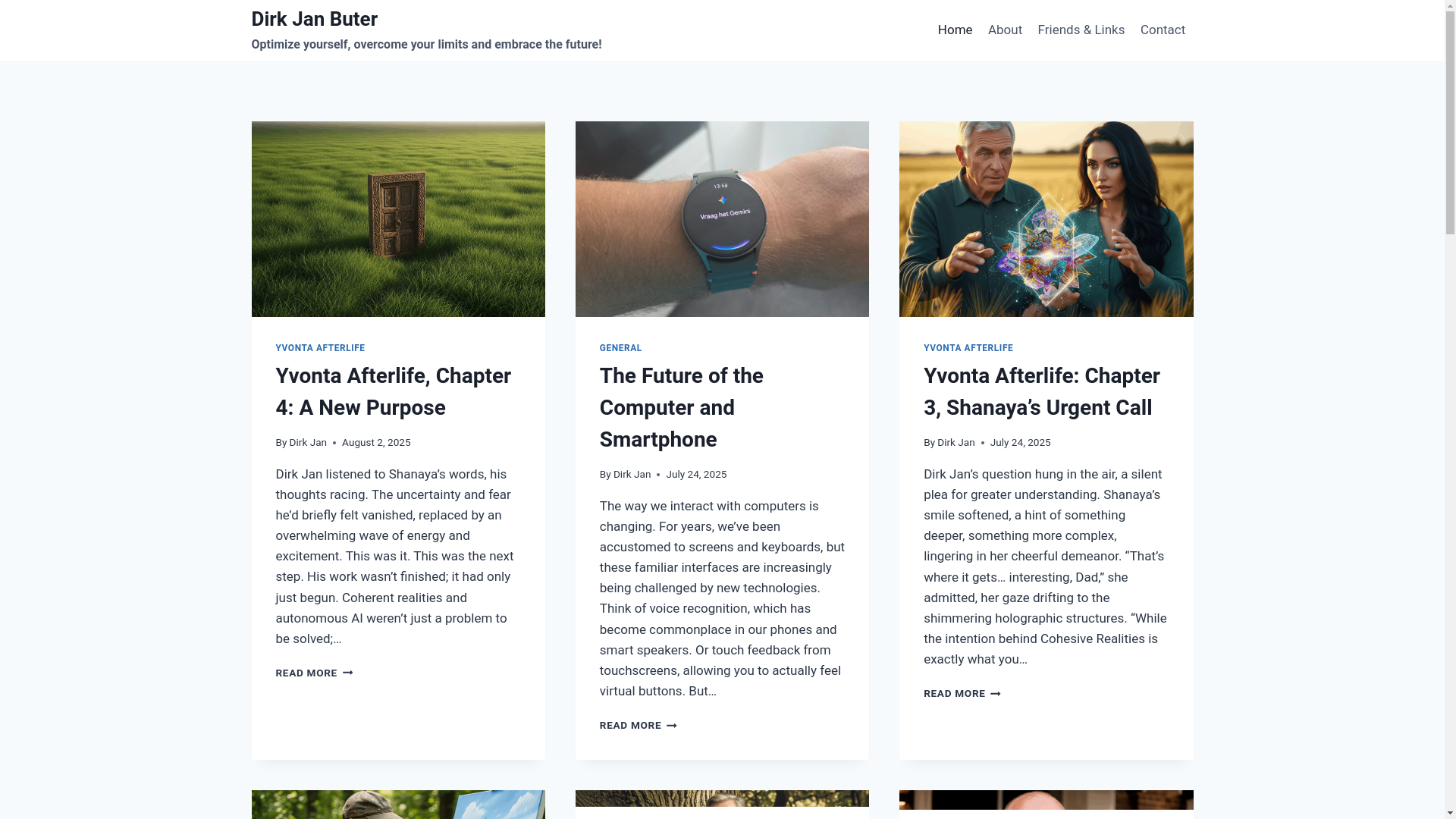 website screenshot of https://dirkjanbutter.nl/