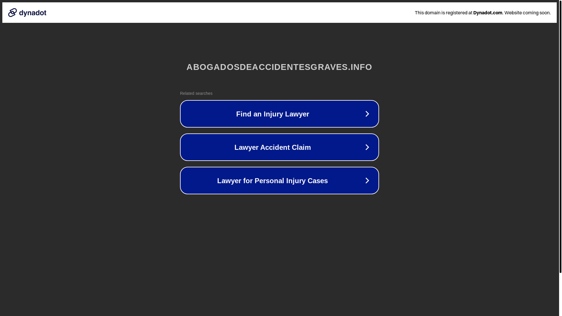 website screenshot of https://abogadosdeaccidentesgraves.info/