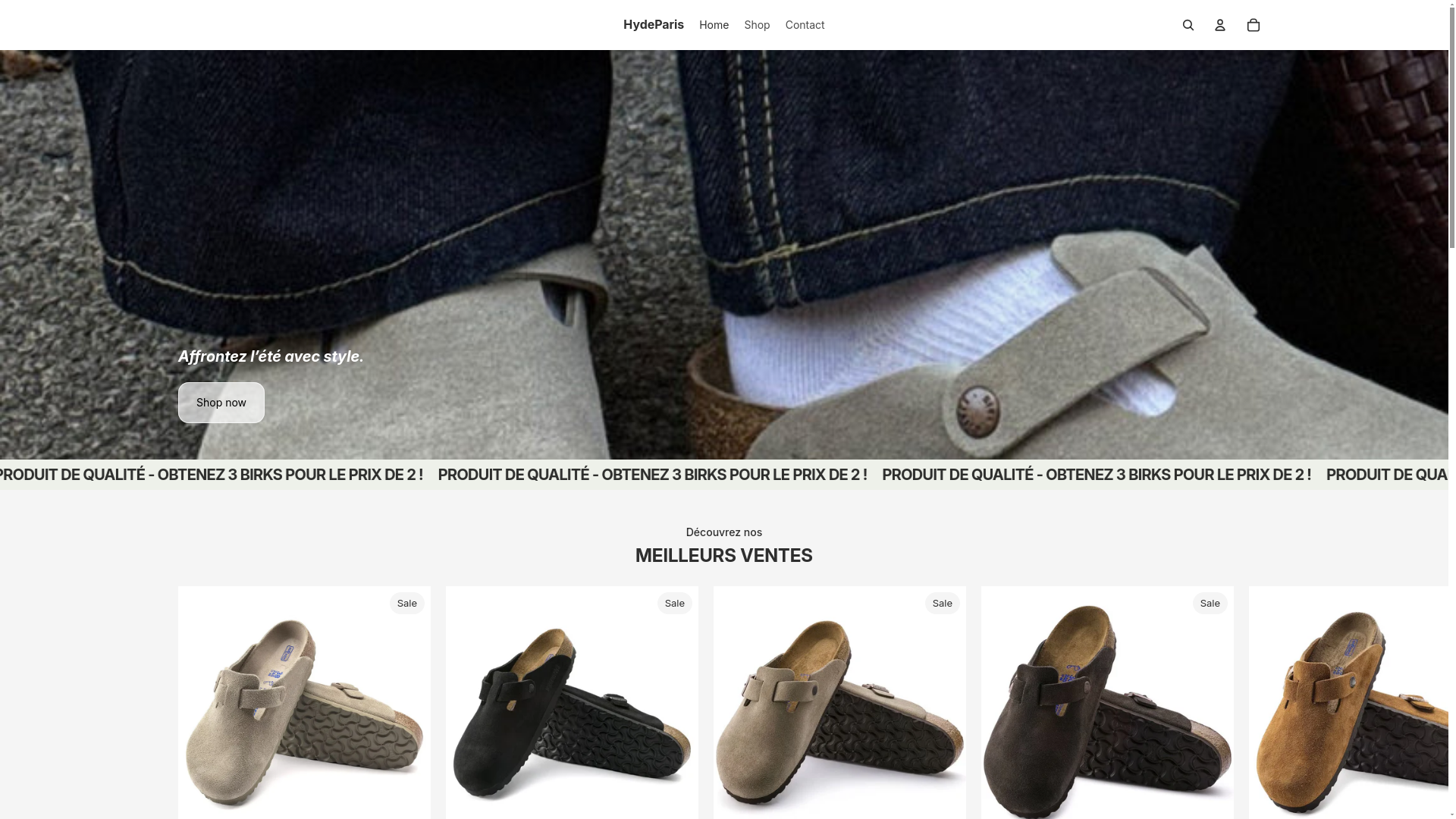 website screenshot of https://hydeparis.com/