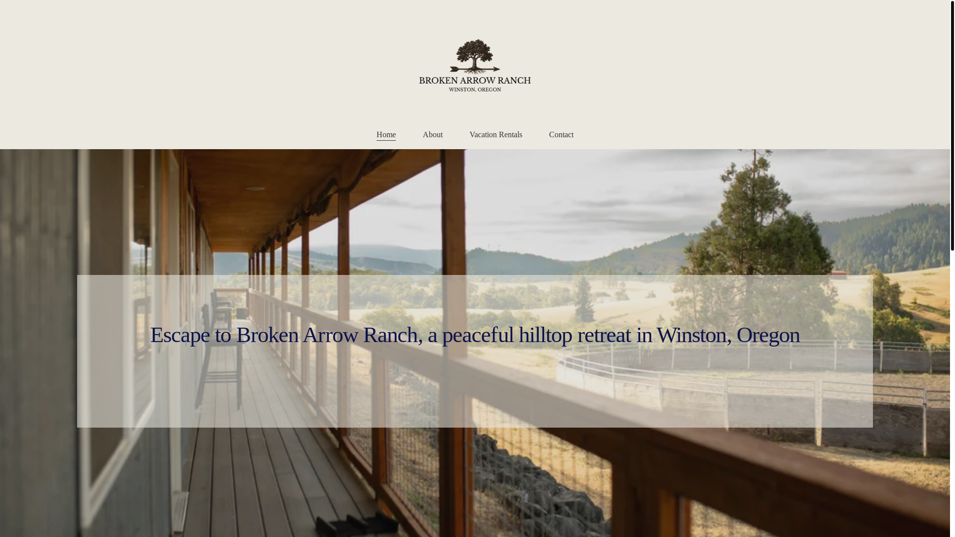 website screenshot of https://brokenarrowranchoregon.com/