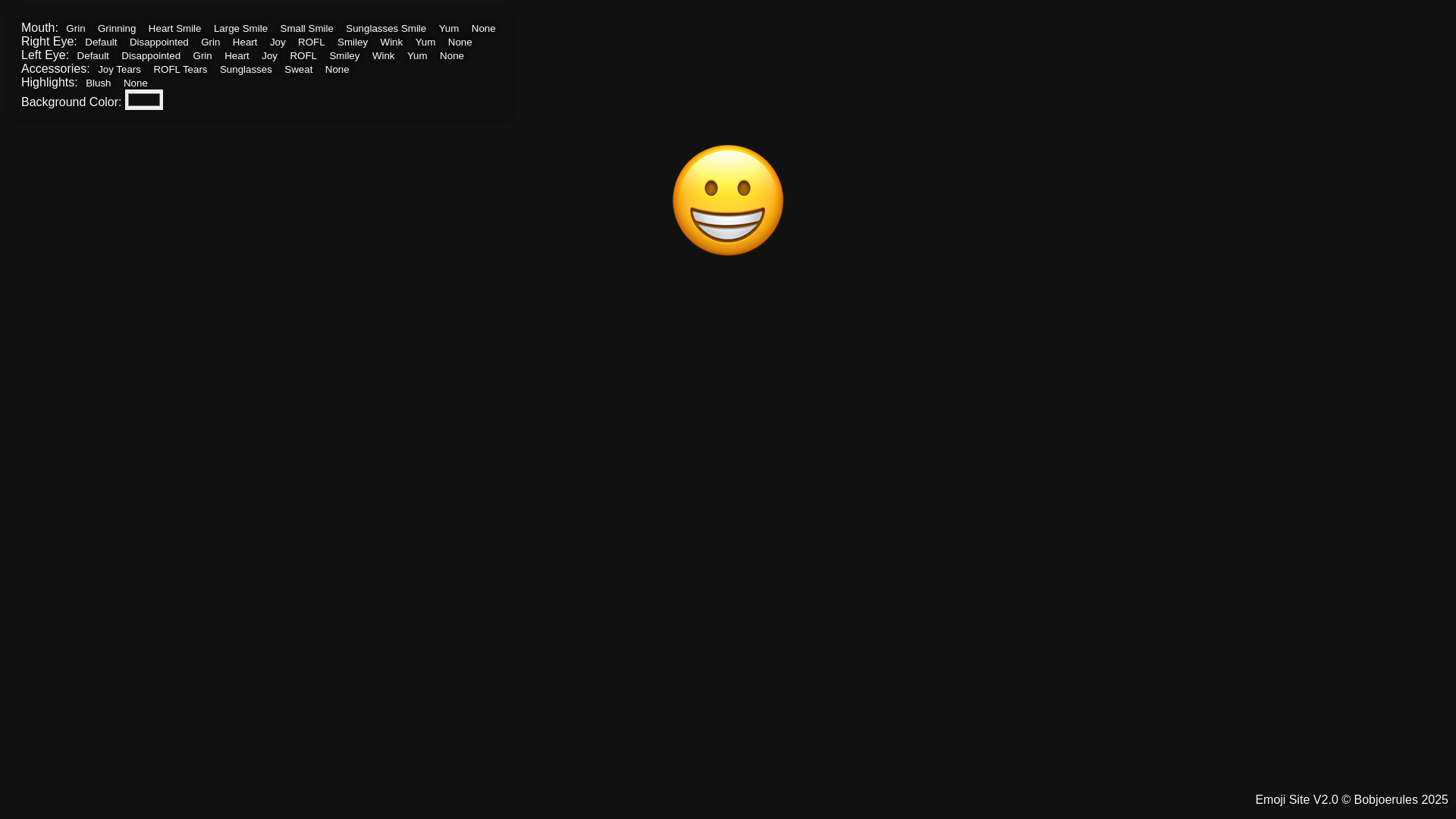 website screenshot of https://emojisite.pages.dev/