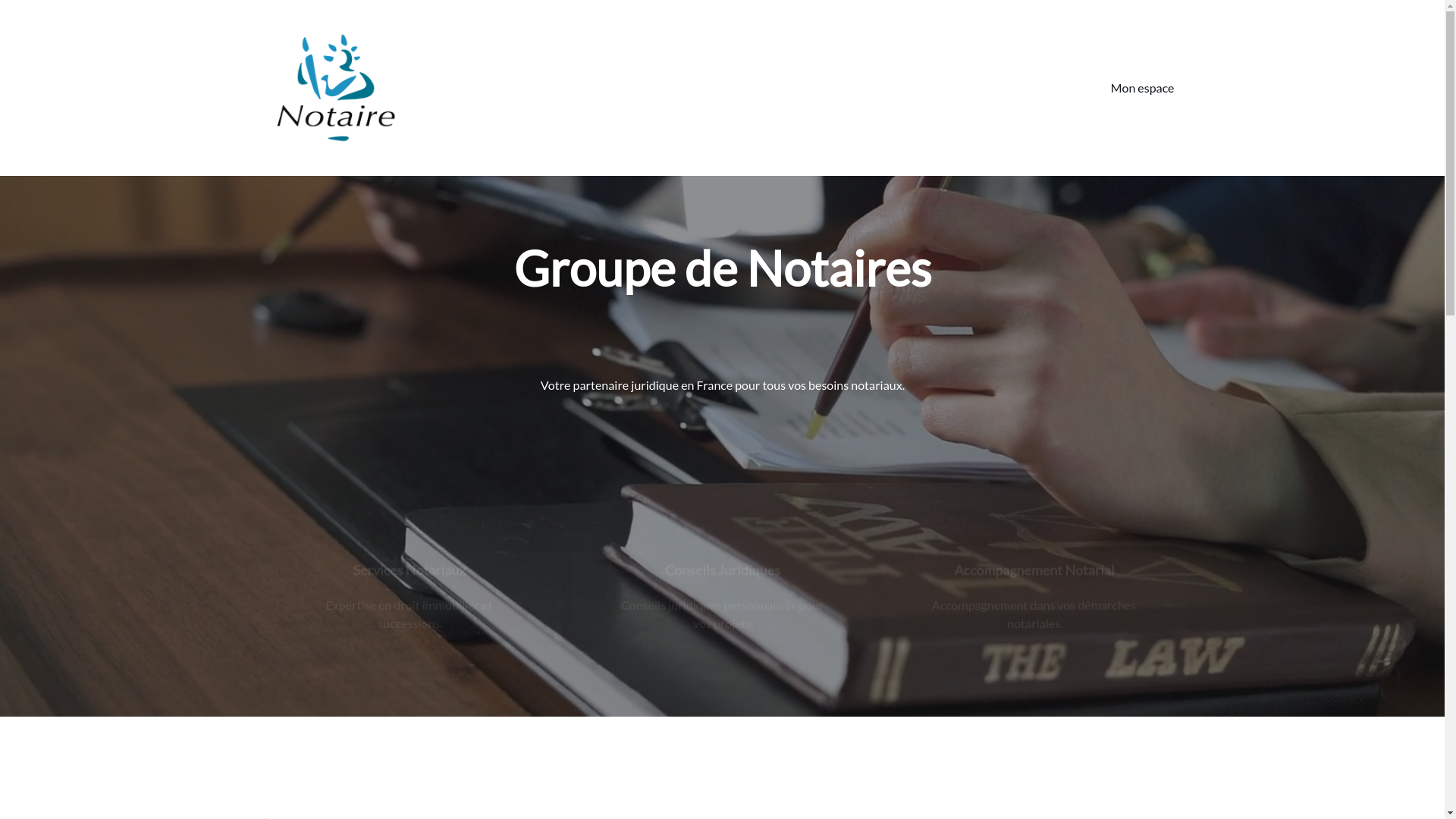 website screenshot of https://monespace.blog/