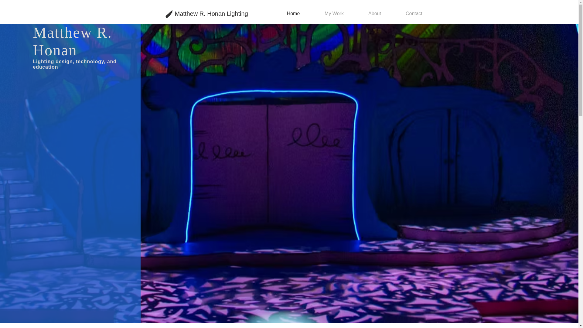 website screenshot of https://mrhlighting.com/