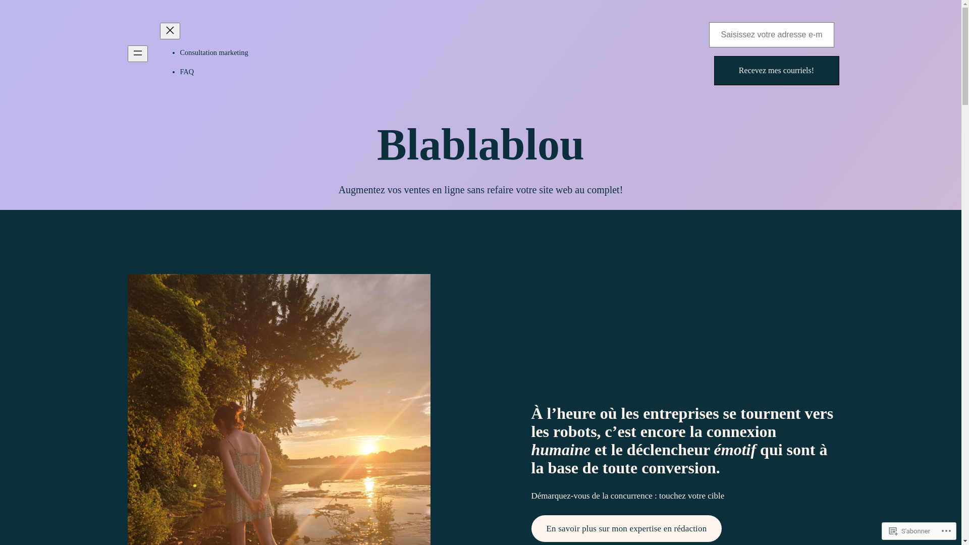 website screenshot of https://meljannard.com/