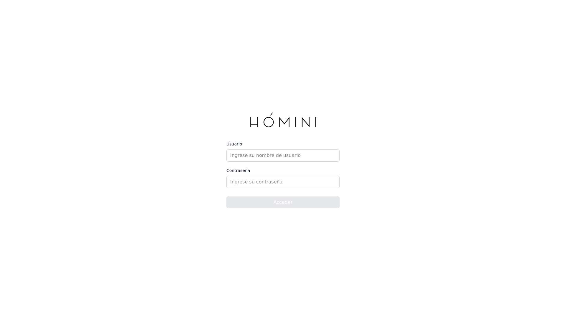 website screenshot of https://homini-web-search.pages.dev/