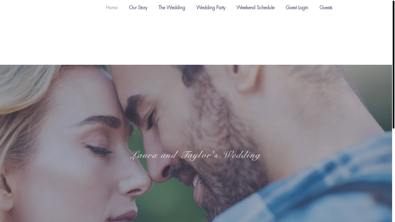 website screenshot of https://loveisonthelake.ca/
