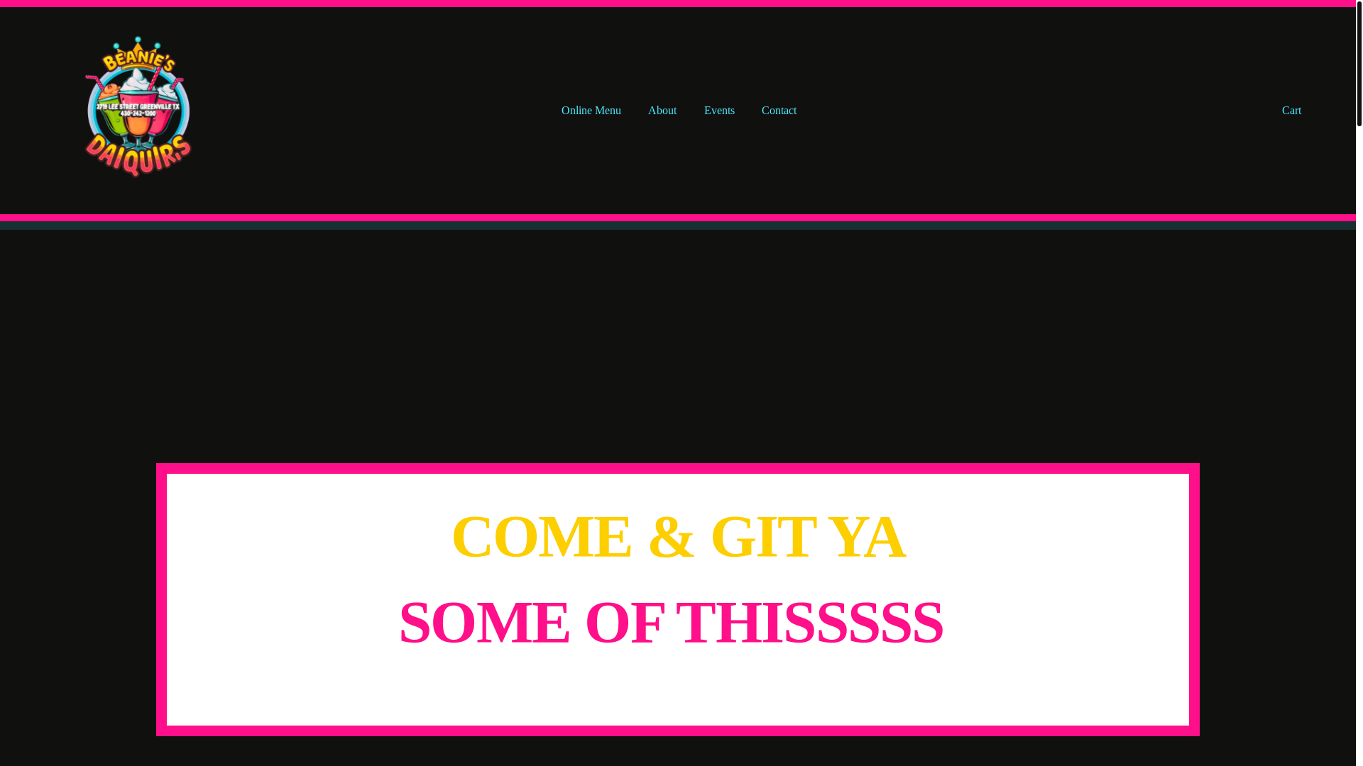 website screenshot of https://beaniesdaqs.com/