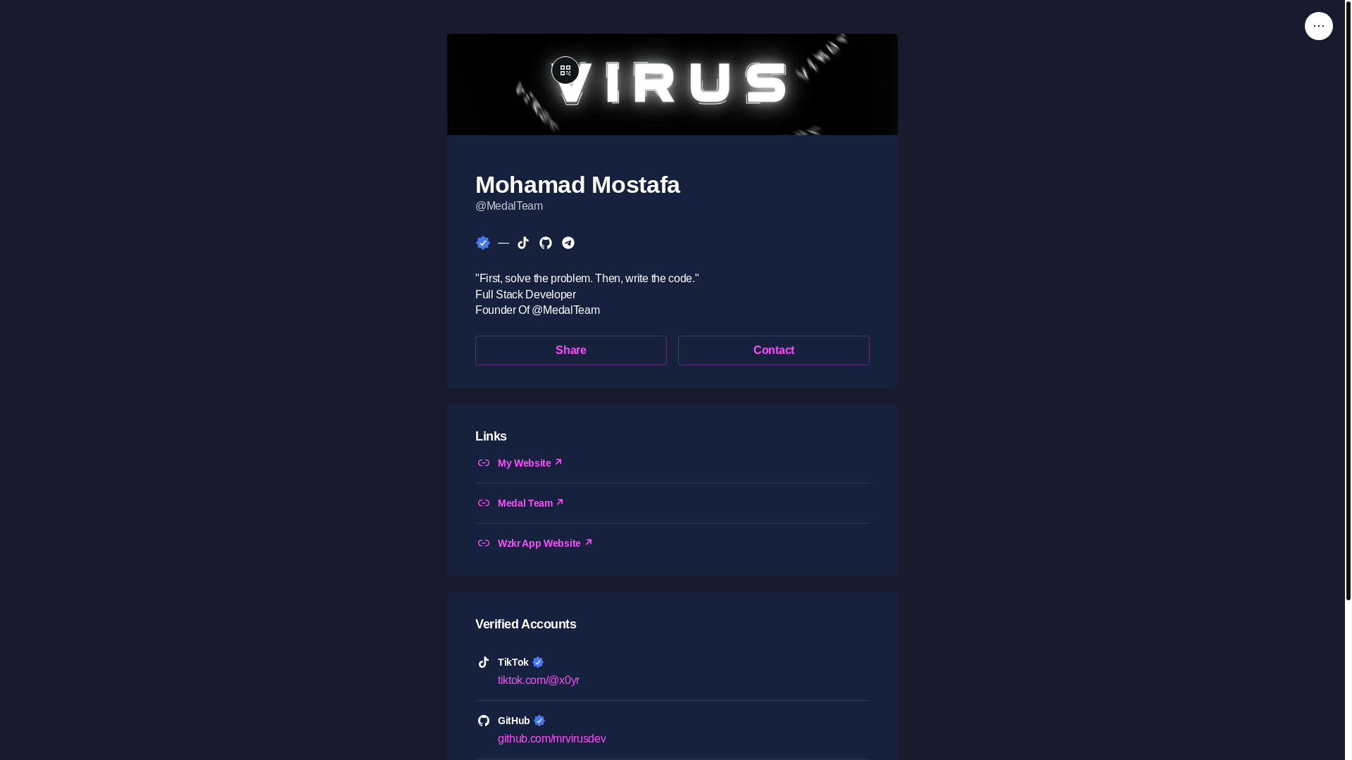website screenshot of https://mmostafa.pro/