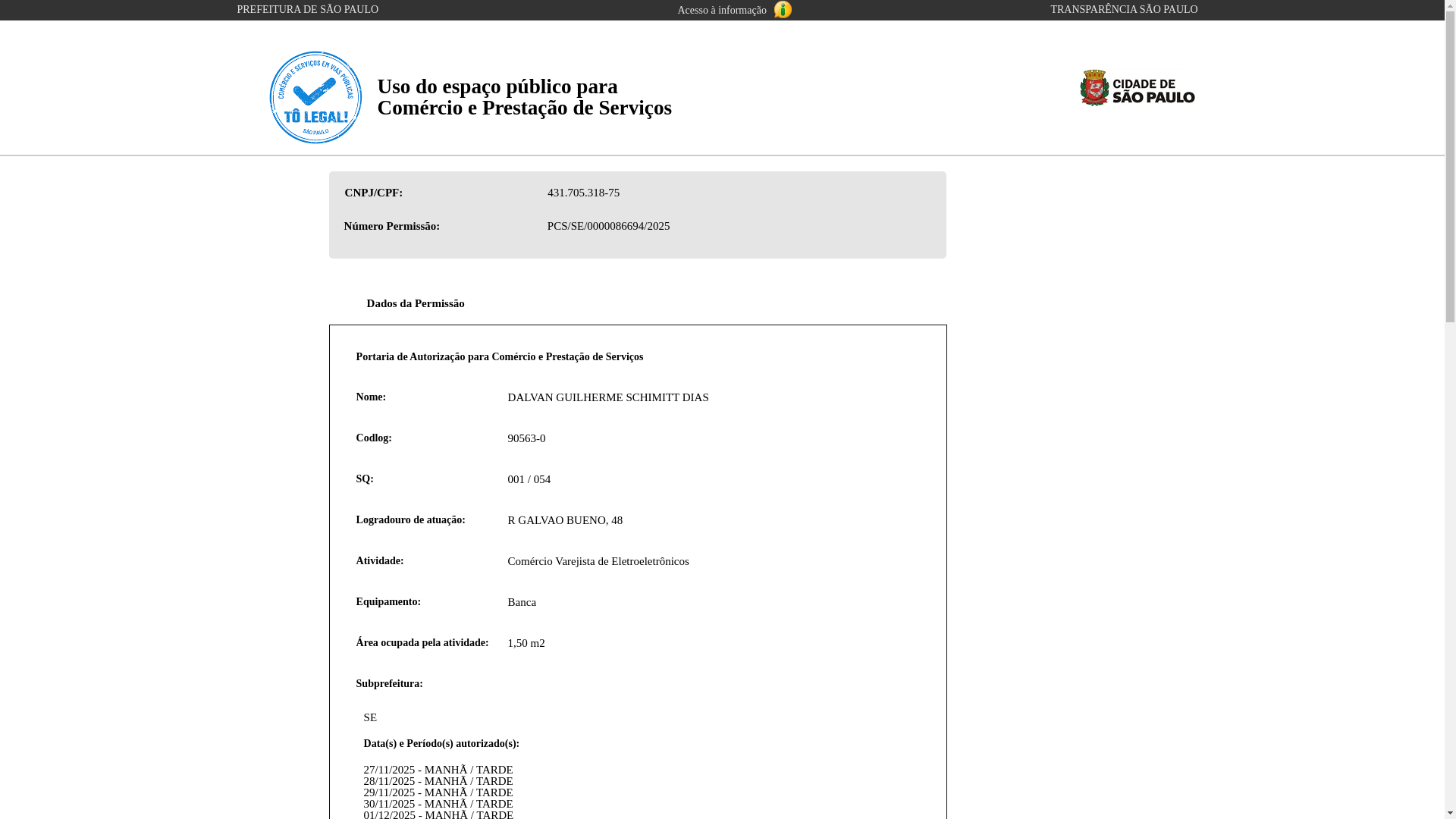 website screenshot of https://tolegal-prefeitura-sp-com-br.site/