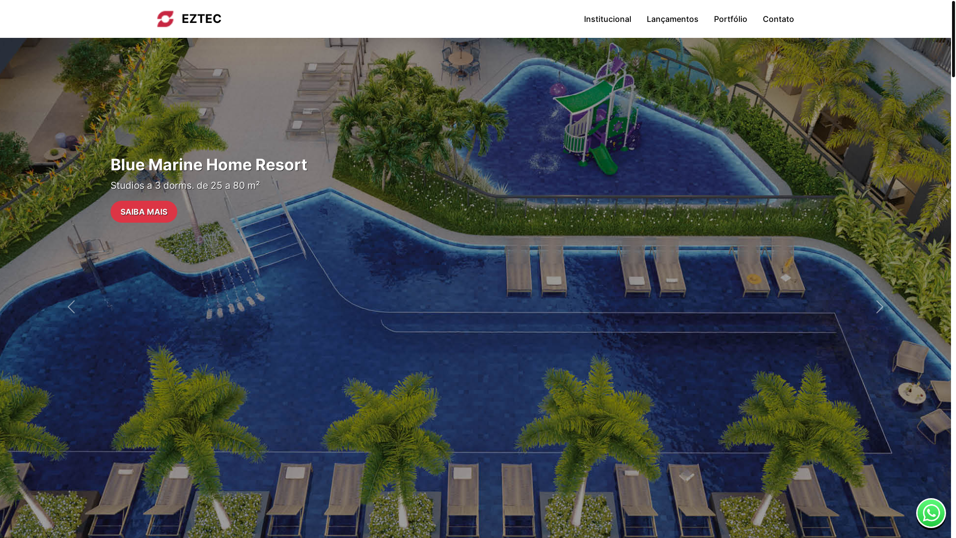 website screenshot of https://ezteccorretor.com.br/