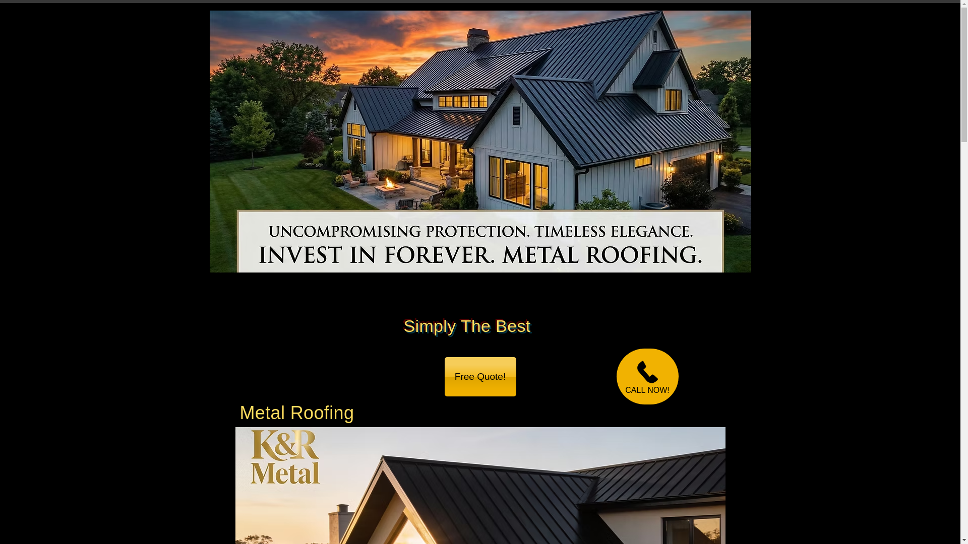 website screenshot of https://fergusonsmetalroofing.com/