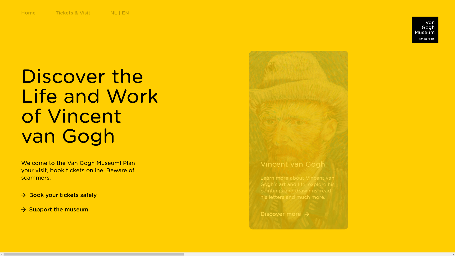 website screenshot of https://vangooghiimuseum.sbs/