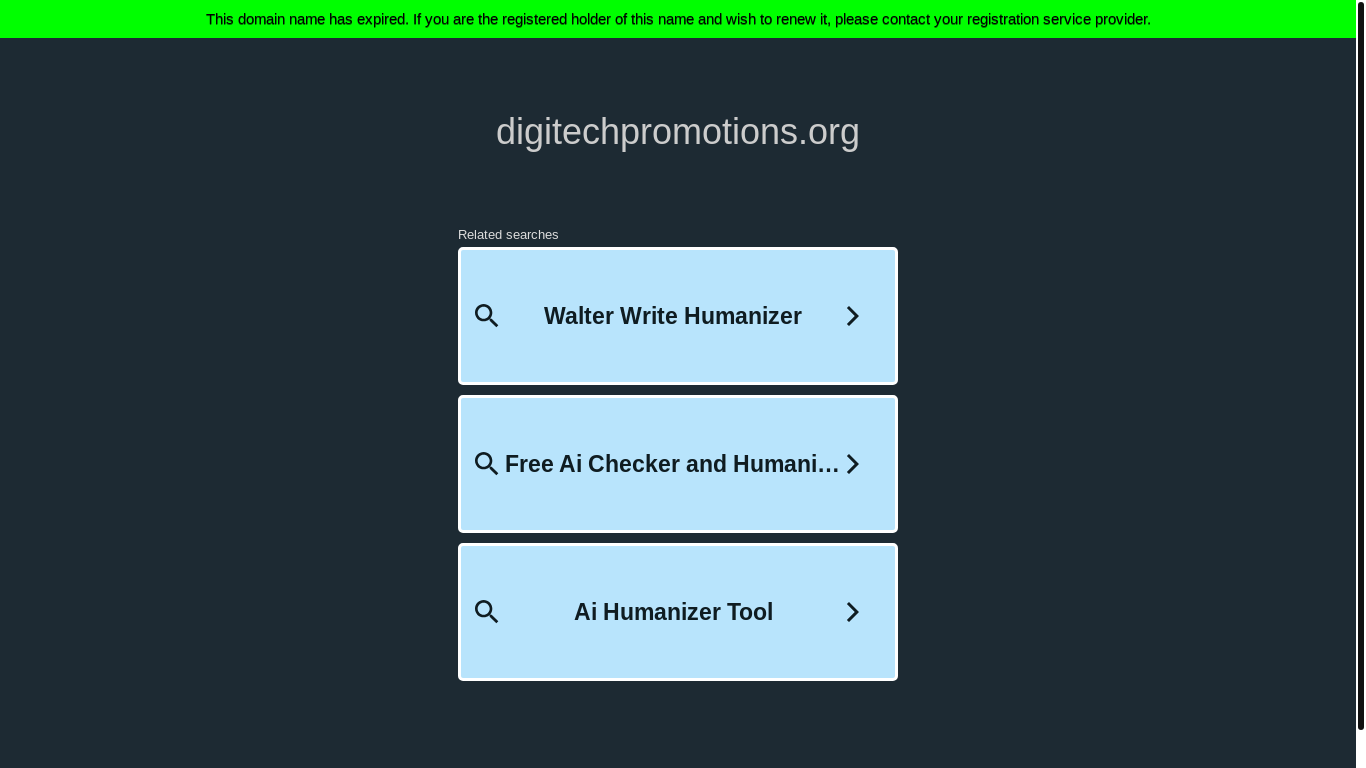 website screenshot of https://digitechpromotions.org/