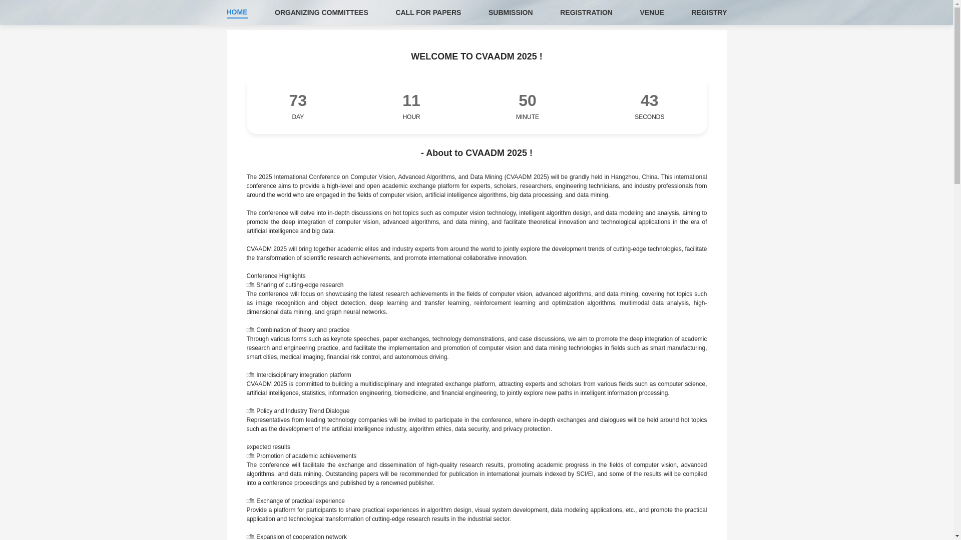 website screenshot of https://cvaadm.com/