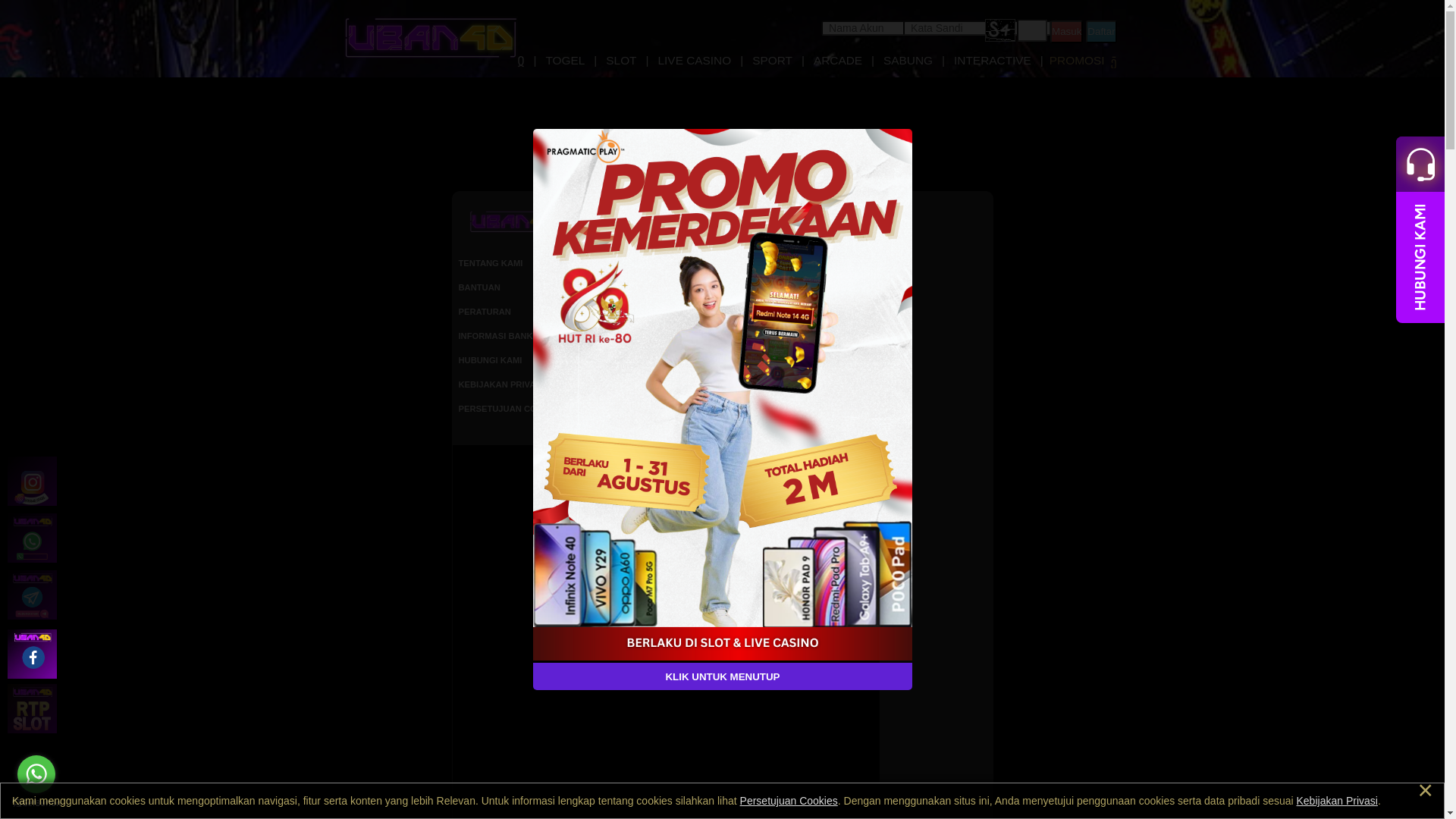 website screenshot of https://ubanchannel.icu/
