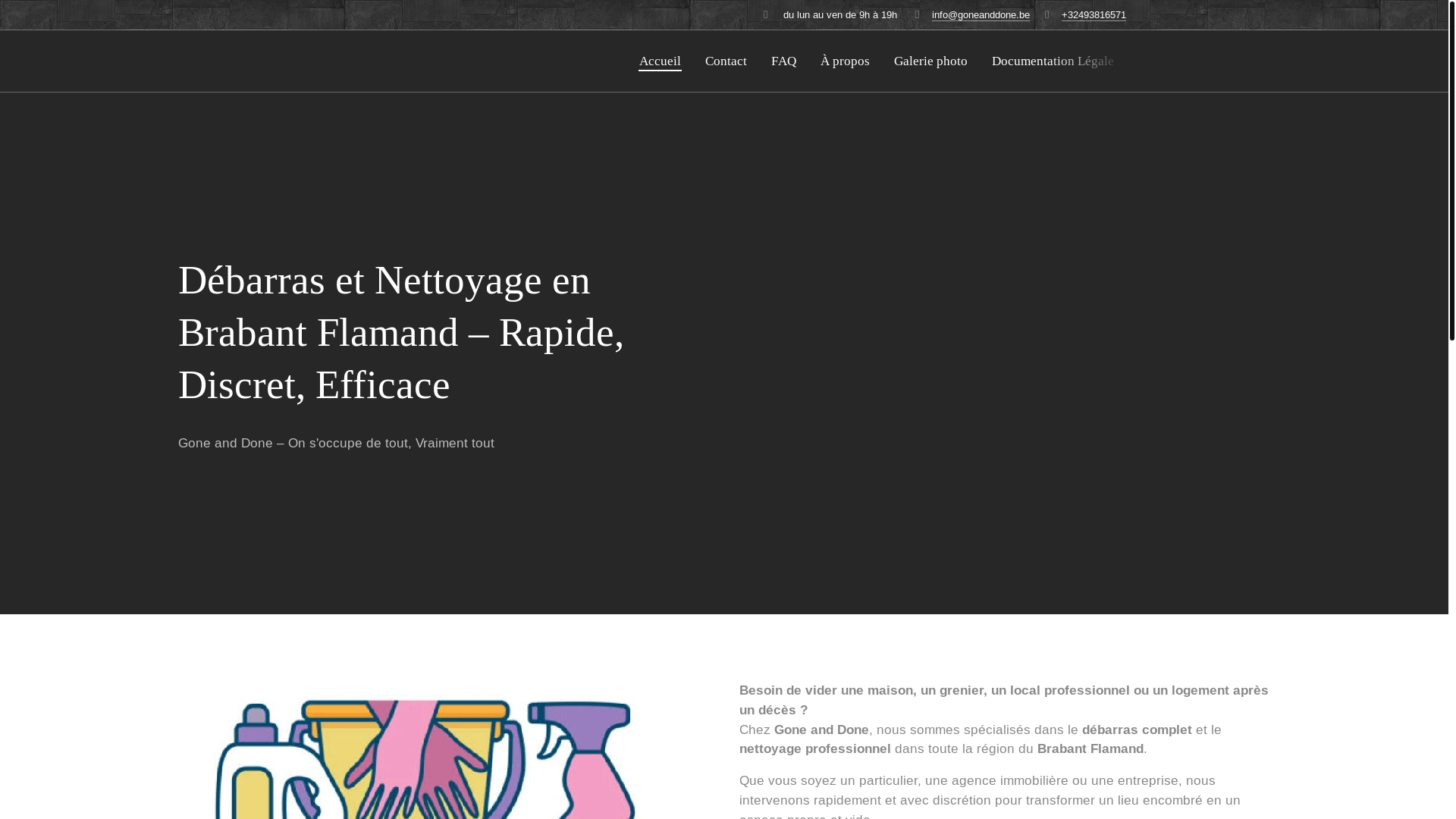 website screenshot of https://gone-and-done.be/