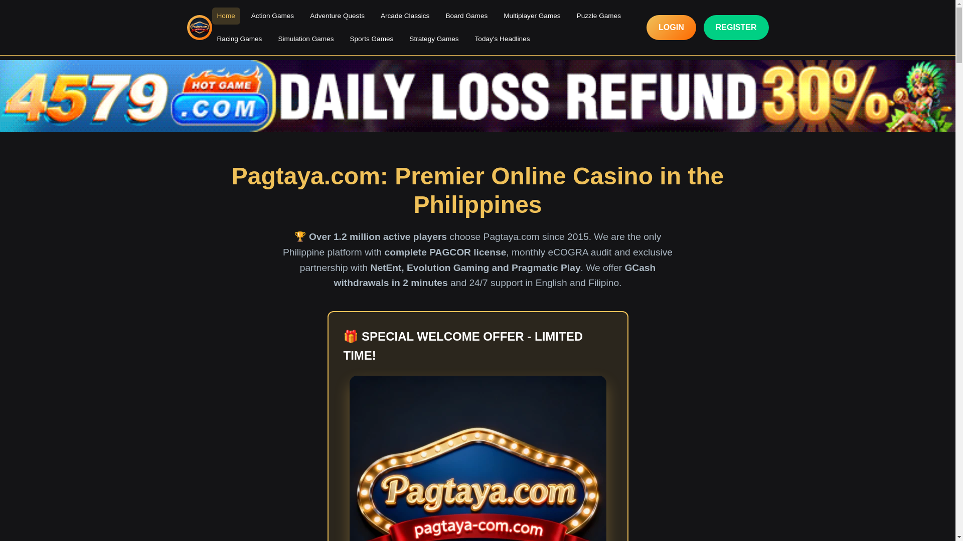 website screenshot of https://pagtaya-com.com/