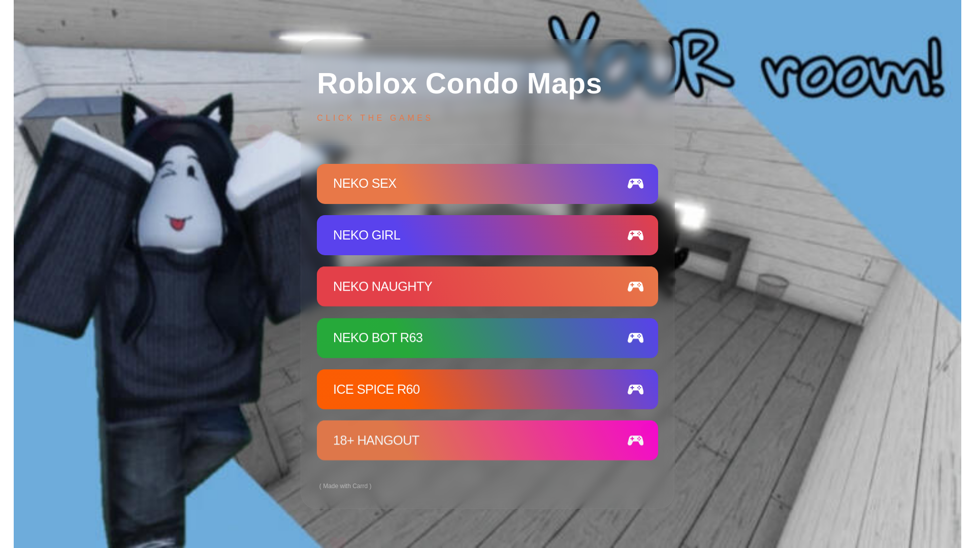 website screenshot of https://rblxcondo.carrd.co/