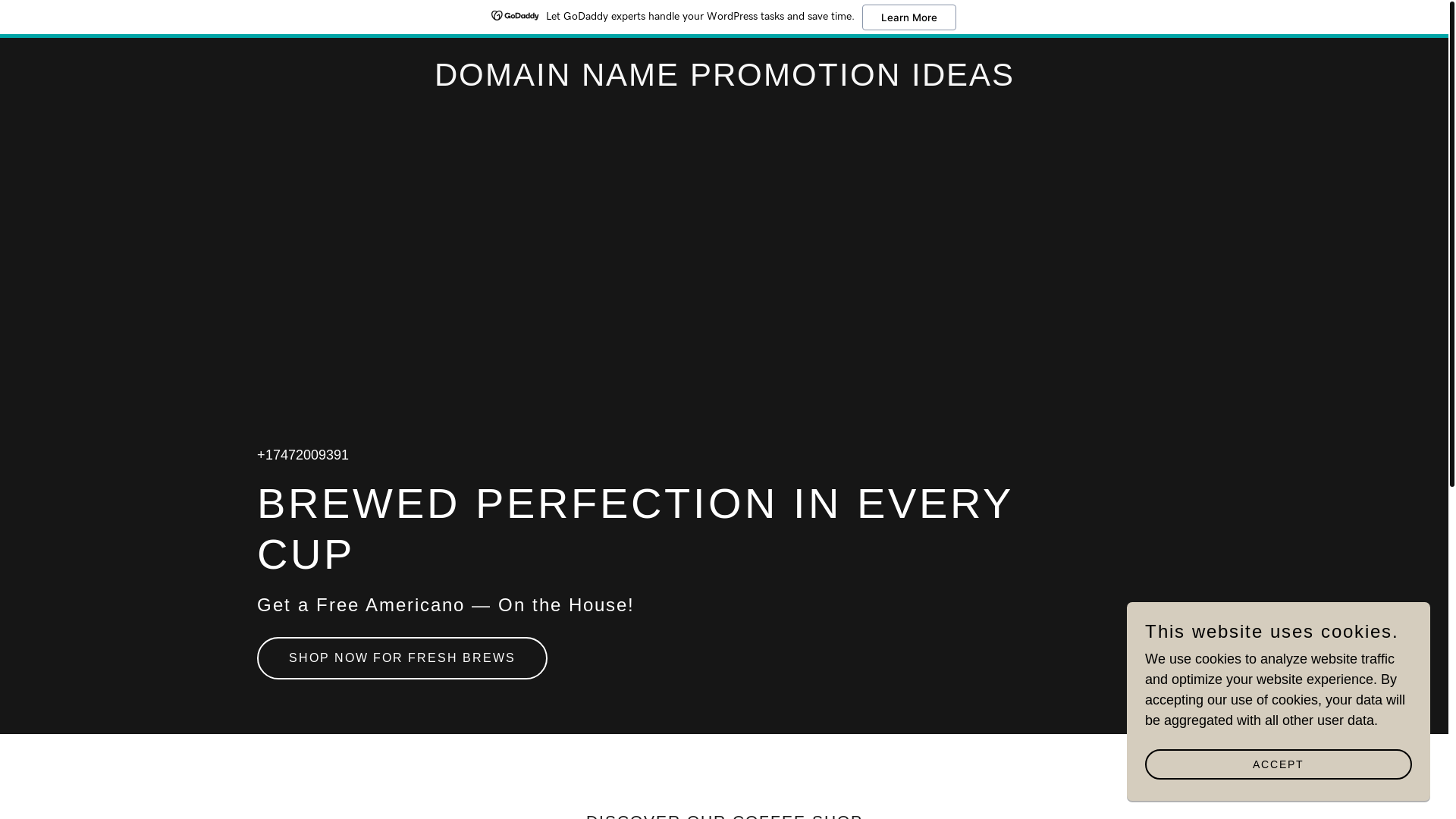 website screenshot of https://freeamericano.com/
