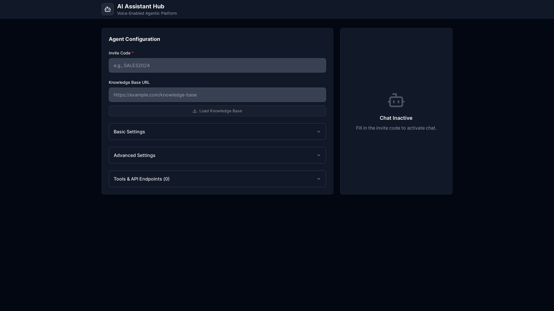 website screenshot of https://voice-ai-demo-2ay.pages.dev/