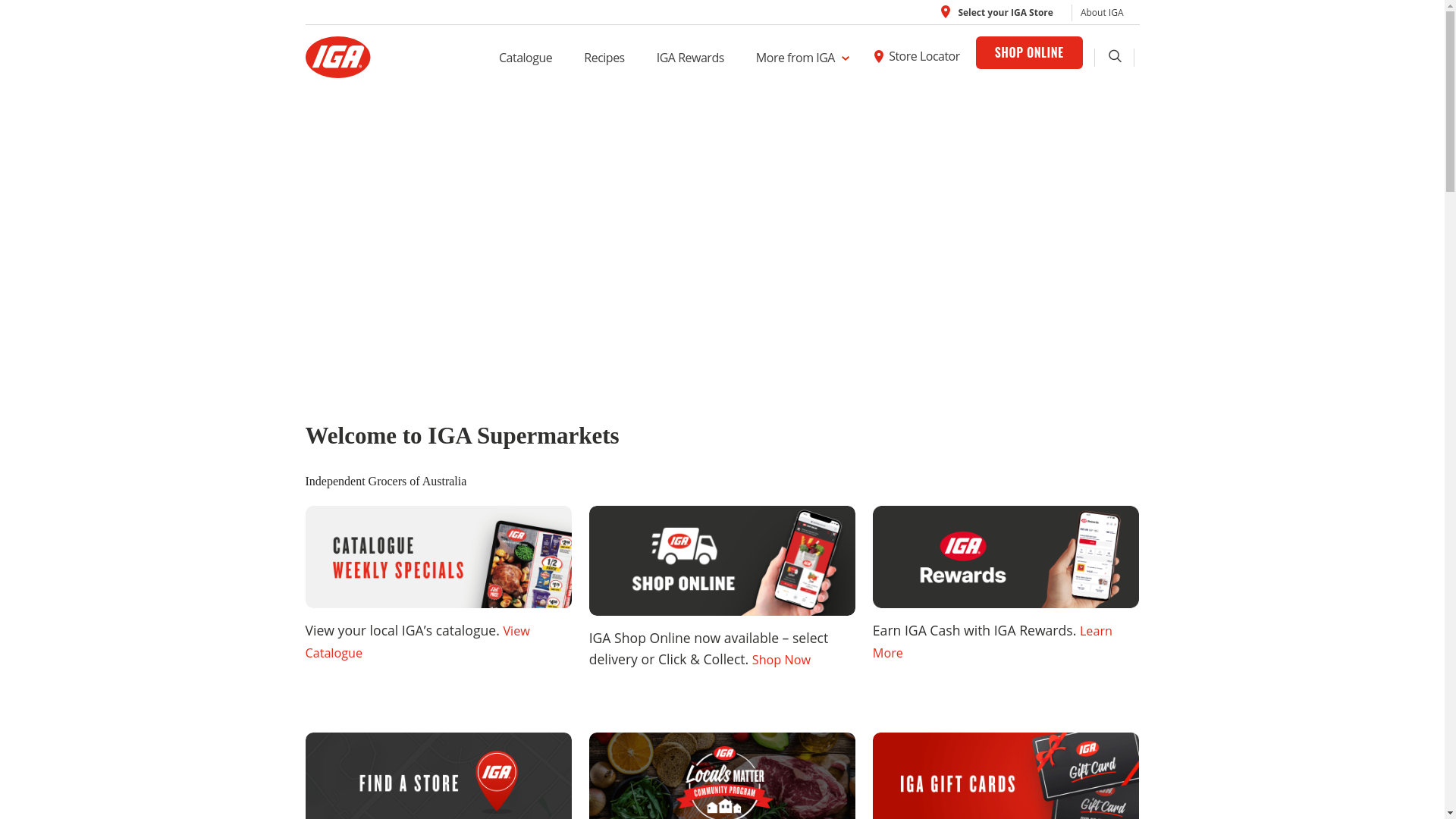 website screenshot of https://igapoplarave.com.au/