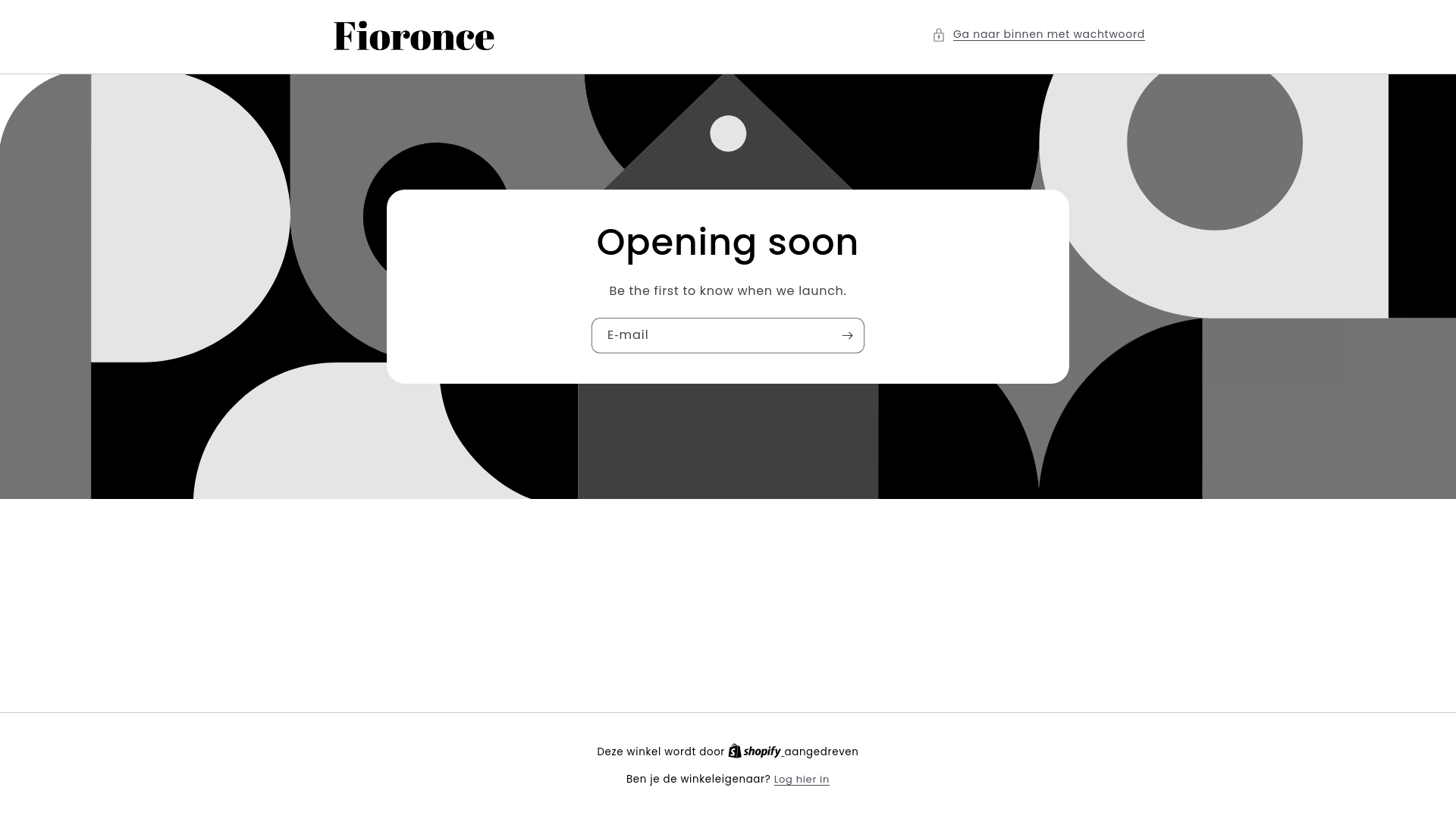website screenshot of https://fioronce.com/