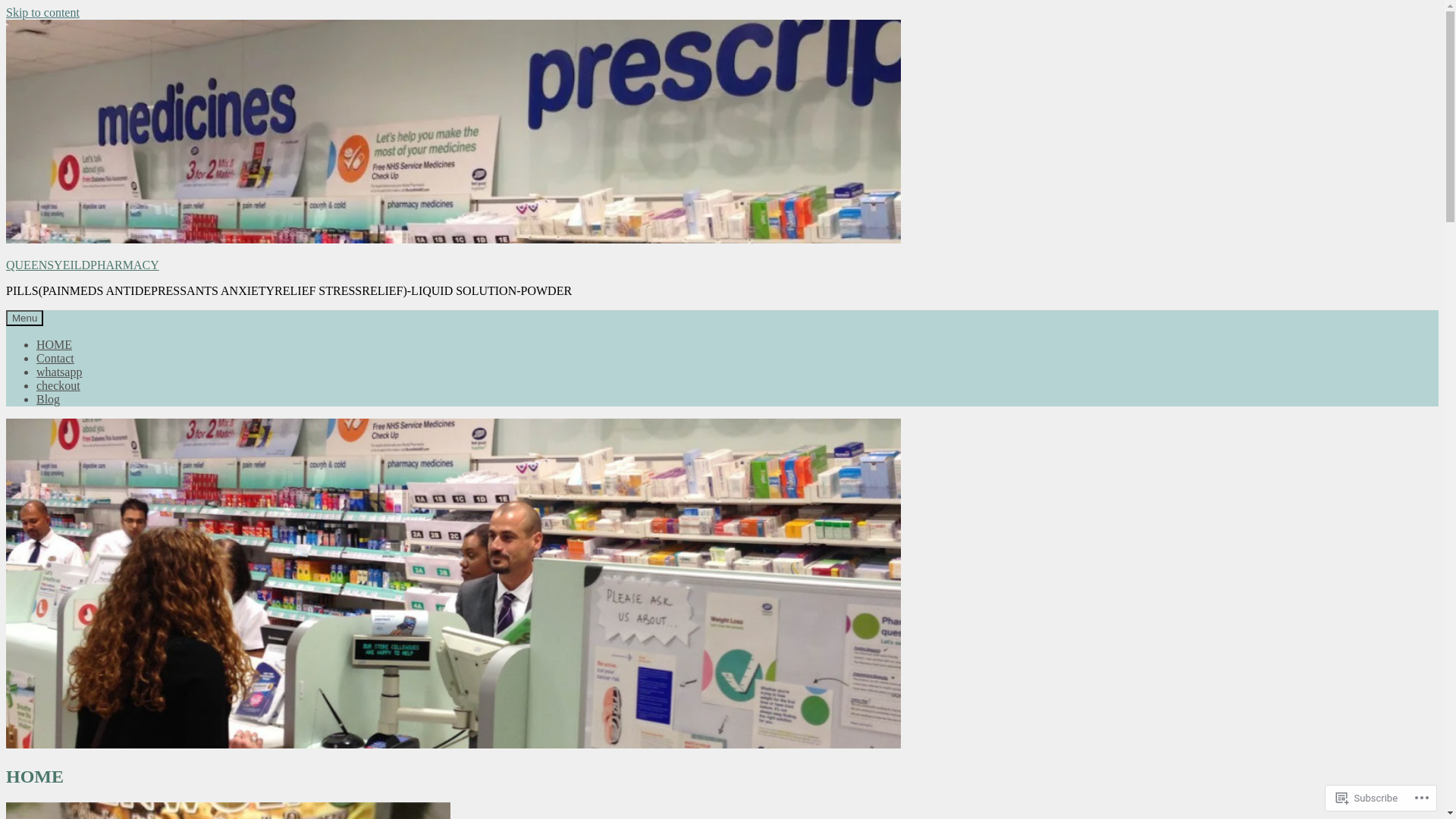 website screenshot of https://queensyeildpharmacy.com/