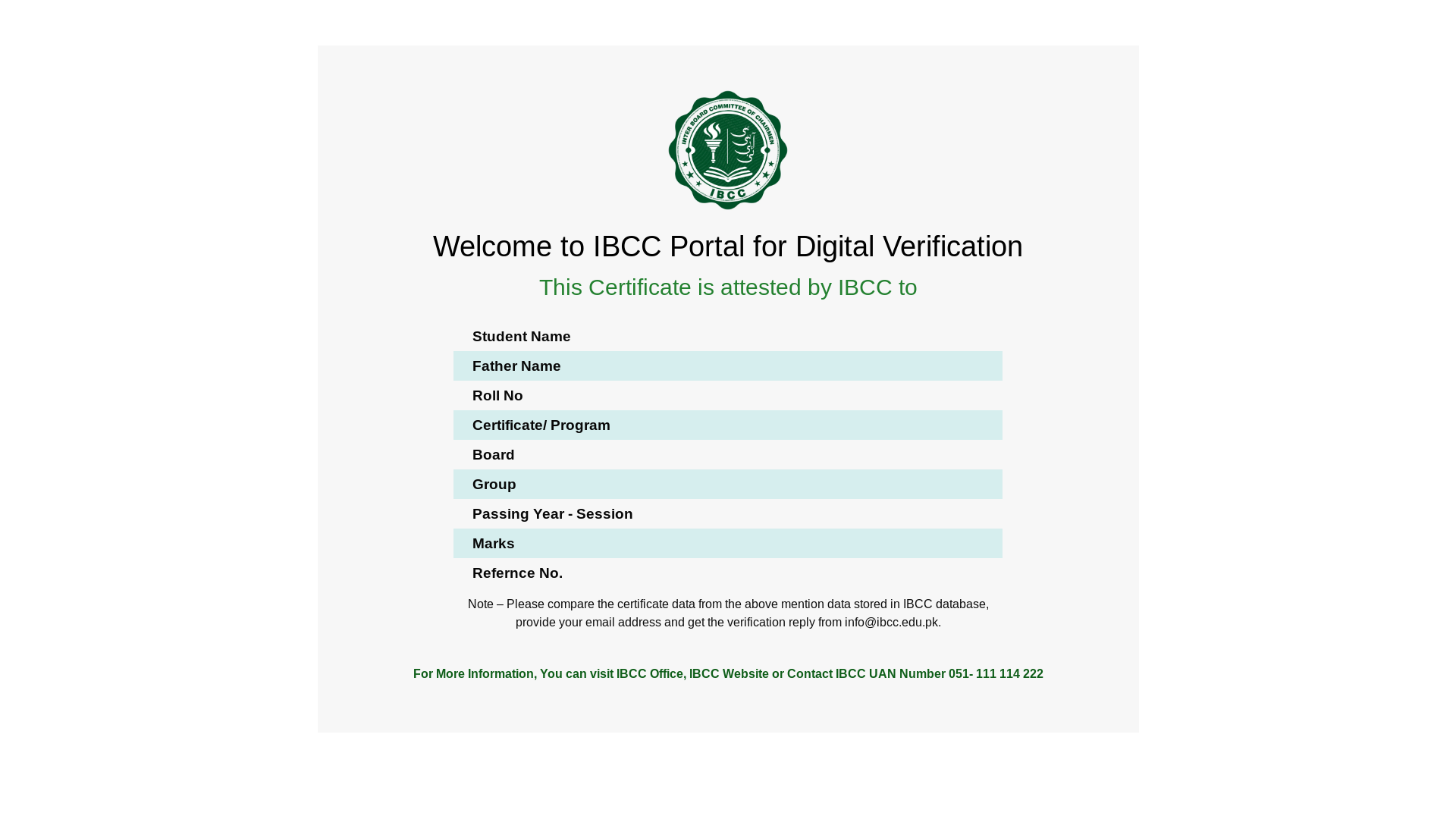 website screenshot of https://pkverify.com/